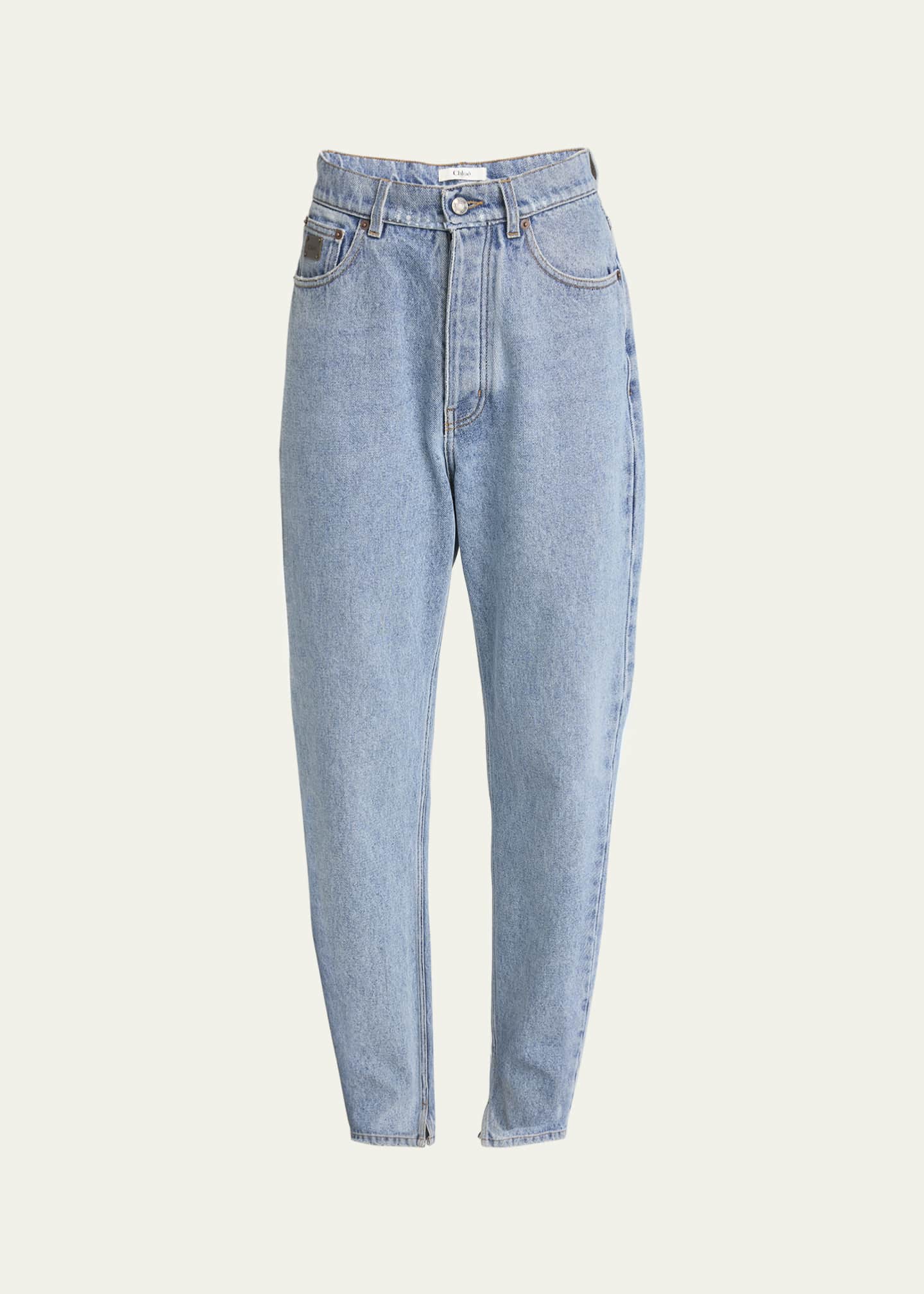 Chloe　デニム　25size Chloe Split-Hem Barrel-Leg Jeans - Bergdorf Goodman