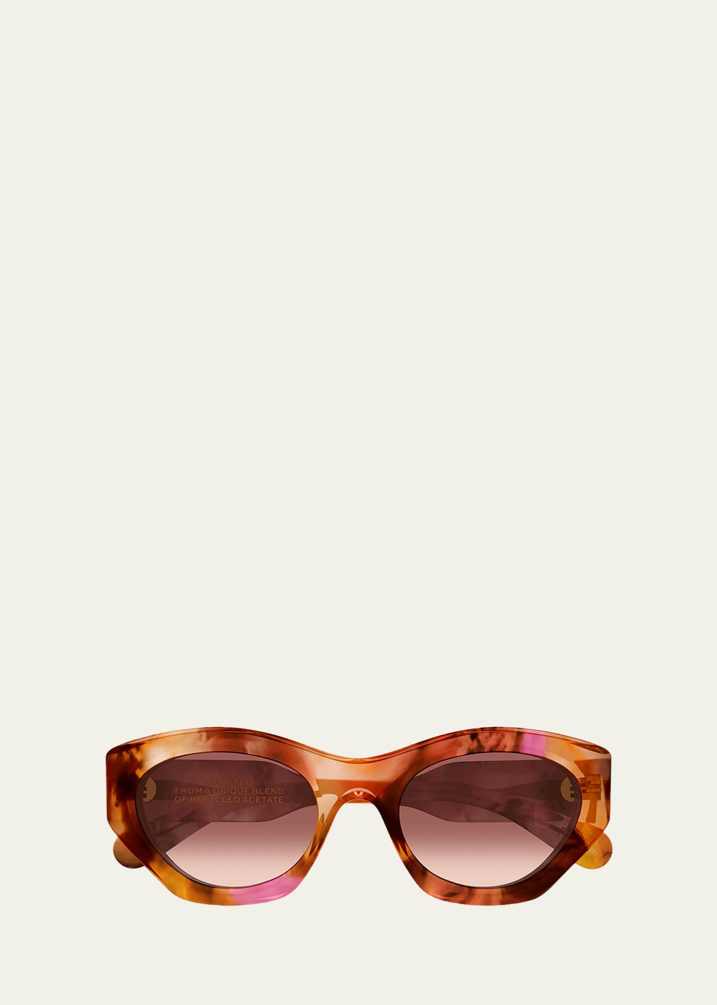 Chloé Gayia 53mm Acetate Cat-Eye Sunglasses - Bergdorf Goodman display picture 1