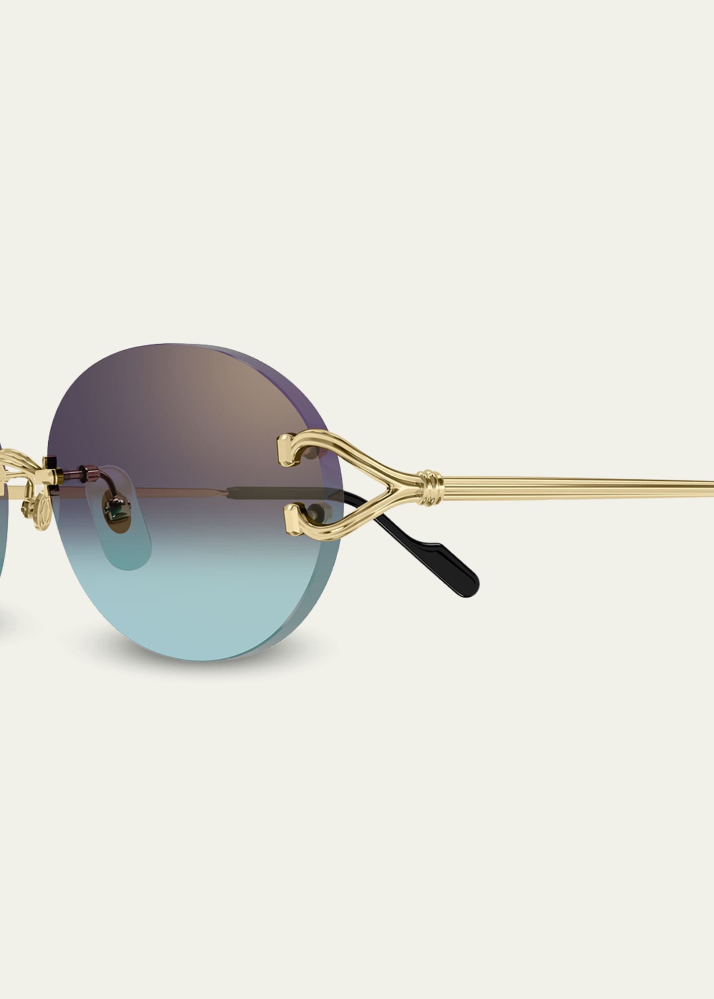 Cartier Première de Cartier 55mm Oval Sunglasses - Bergdorf Goodman
