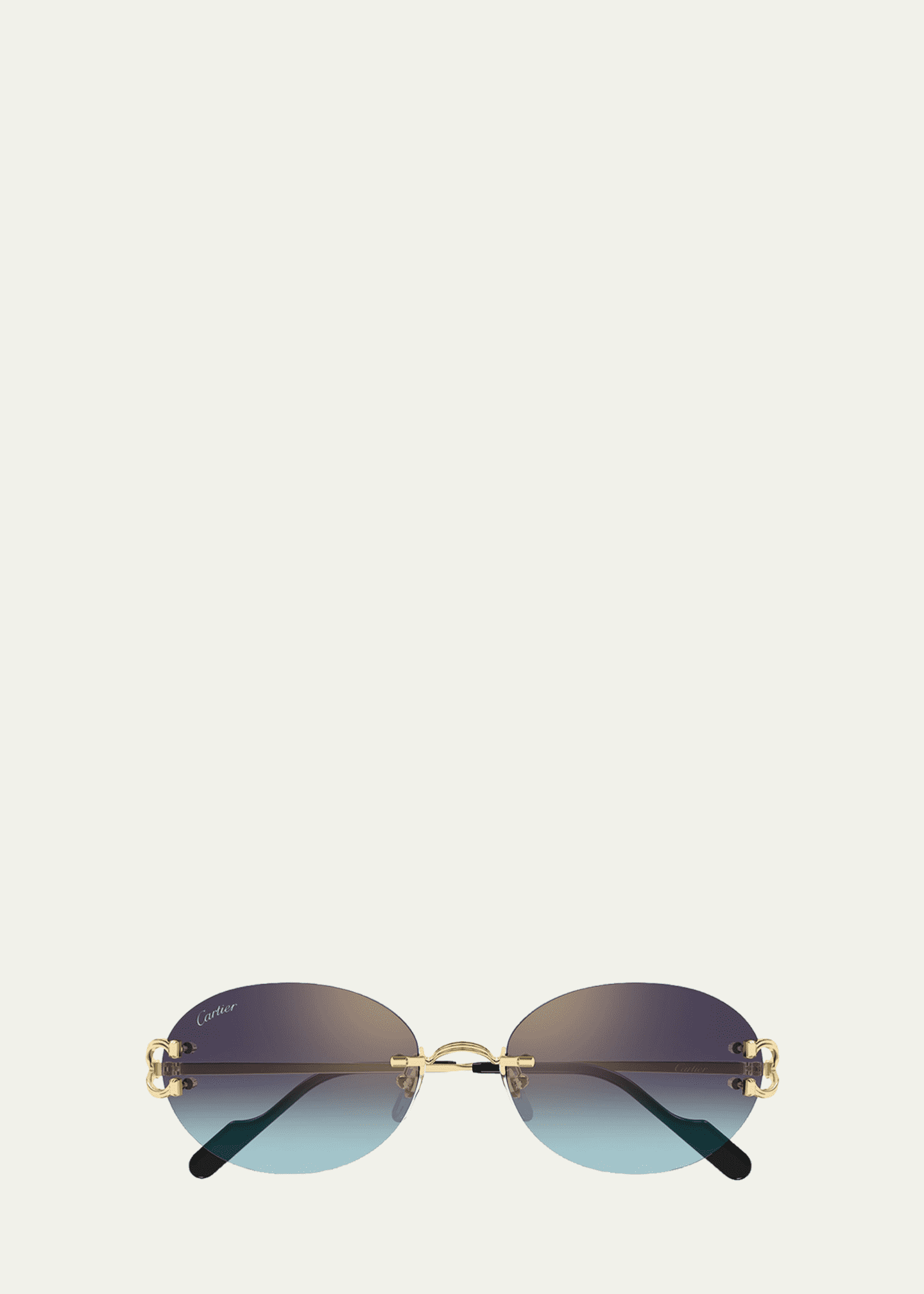Cartier 大理石サングラス Cartier Première de Cartier 55mm Oval Sunglasses - Bergdorf Goodman