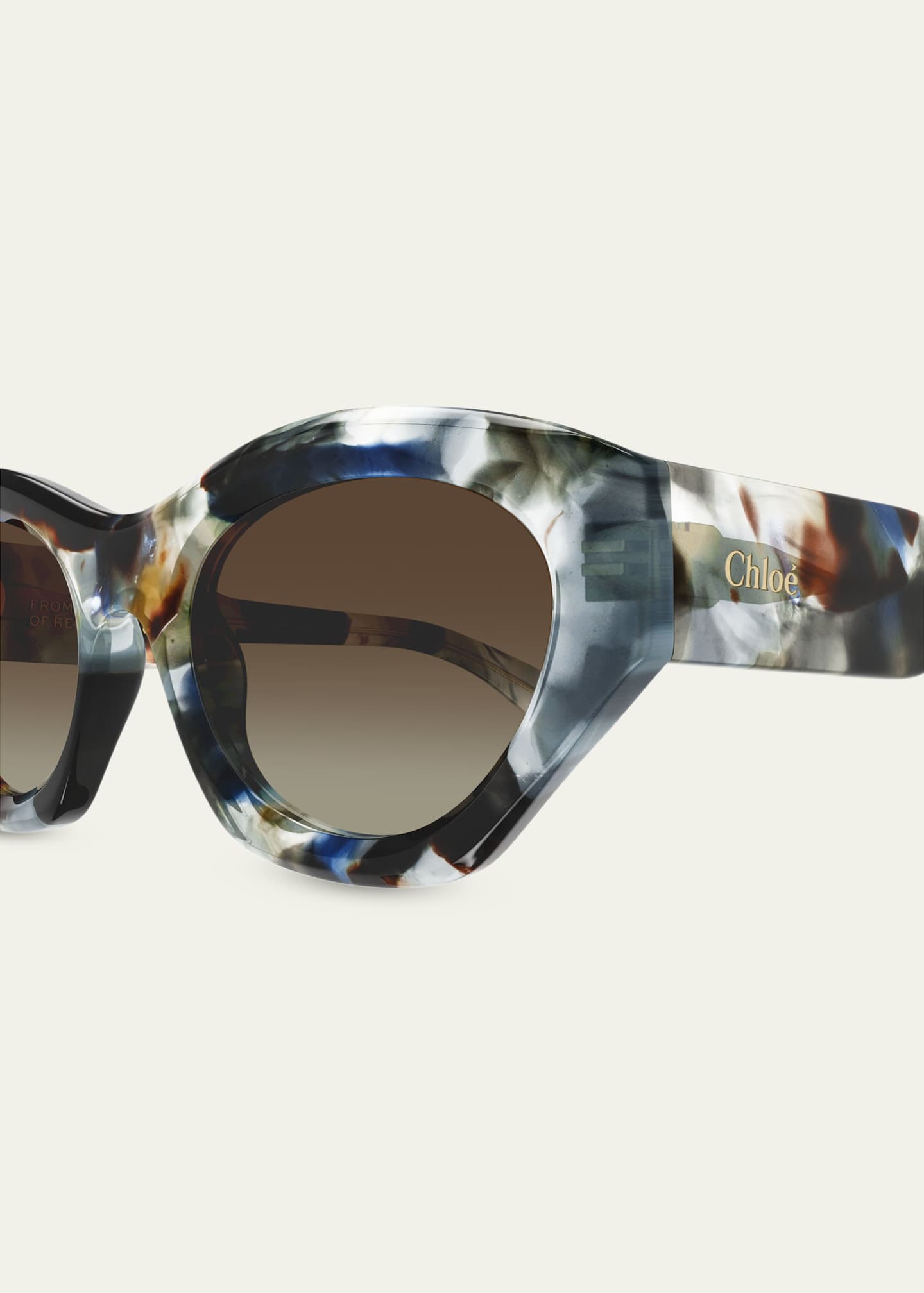 Chloe 53mm Recycled Acetate Cat-Eye Sunglasses - Bergdorf Goodman