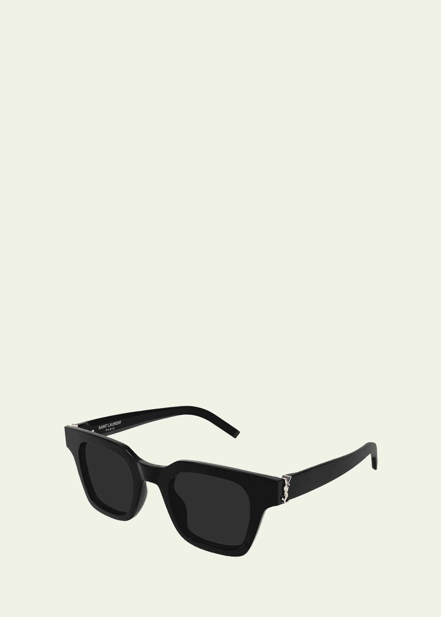 Saint Laurent Corner Angle 47mm Rectangular Sunglasses - Bergdorf