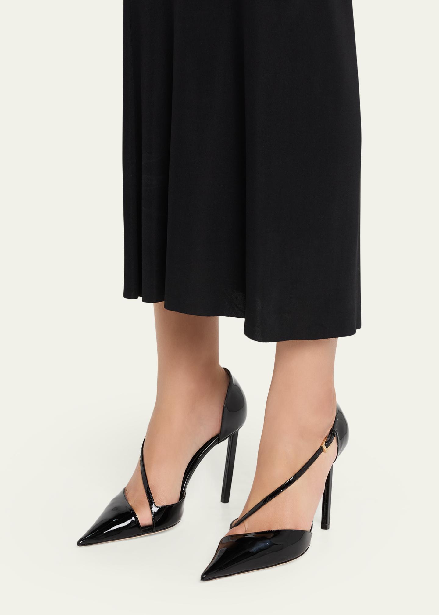 TOM FORD 100mm Queen Anne Patent Leather Pumps - Bergdorf Goodman