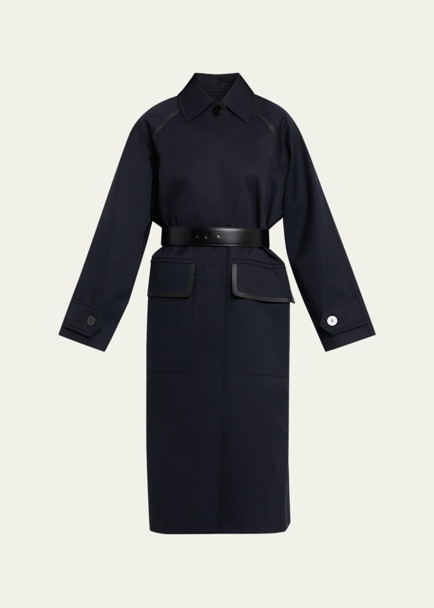 NACKIYE Discrete Single-Breasted Trench Coat - Bergdorf Goodman