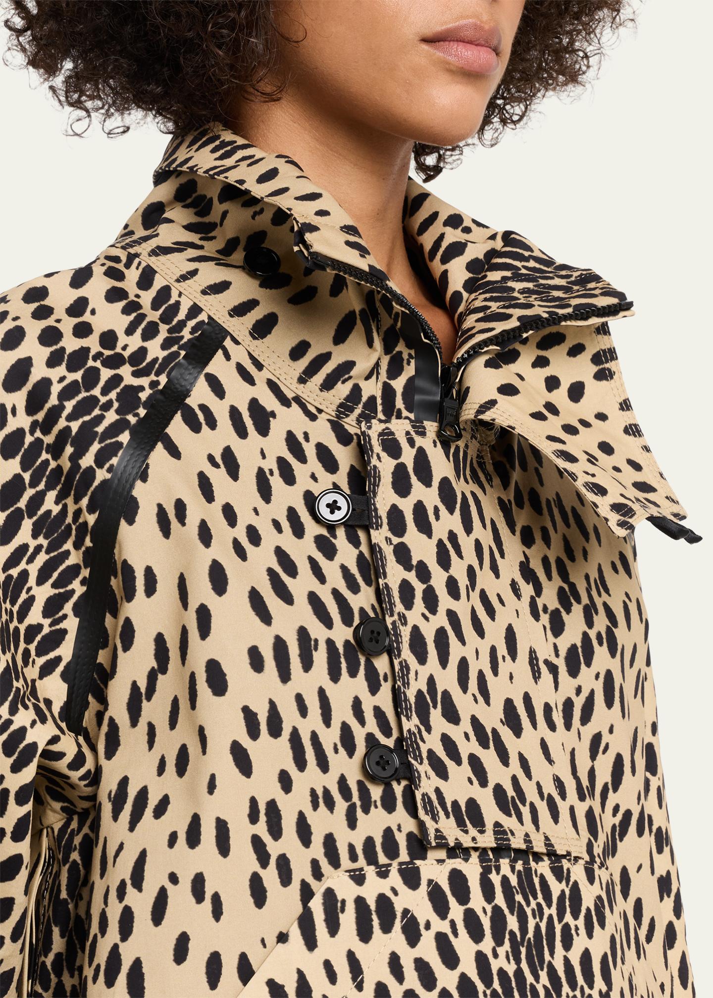 NACKIYE Spotted Cotton Fisherman Coat - Bergdorf Goodman