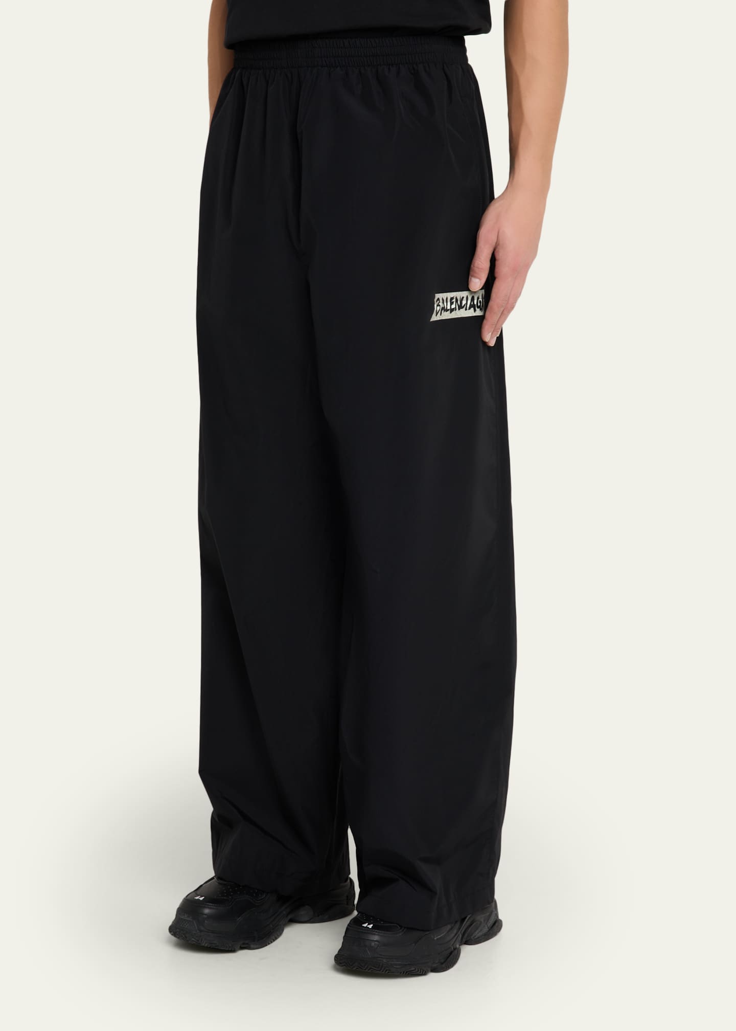 Balenciaga Men's Masking Tape Tracksuit Pants - Bergdorf Goodman