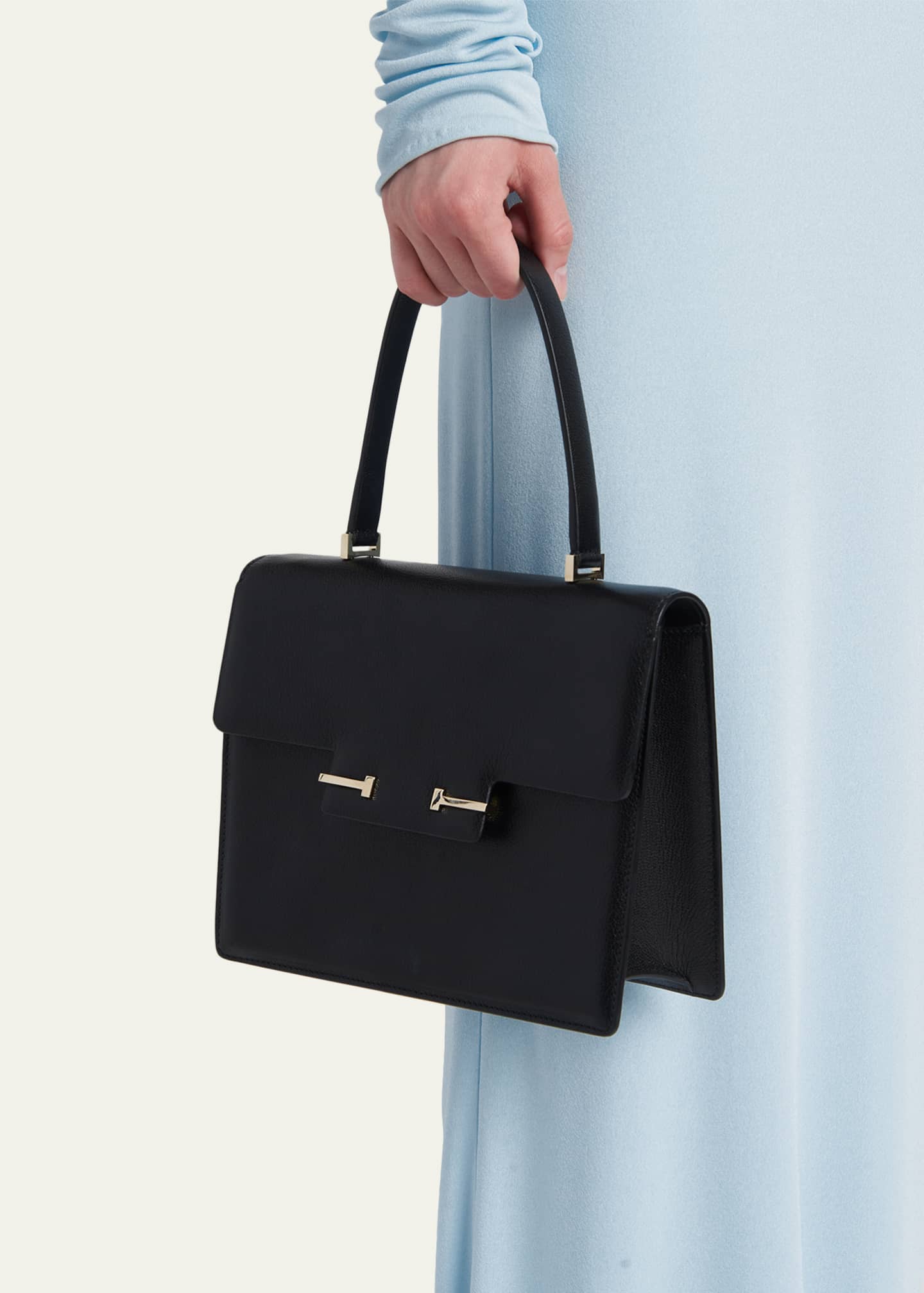 TOM FORD Aube Small Leather Top-Handle Bag - Bergdorf Goodman