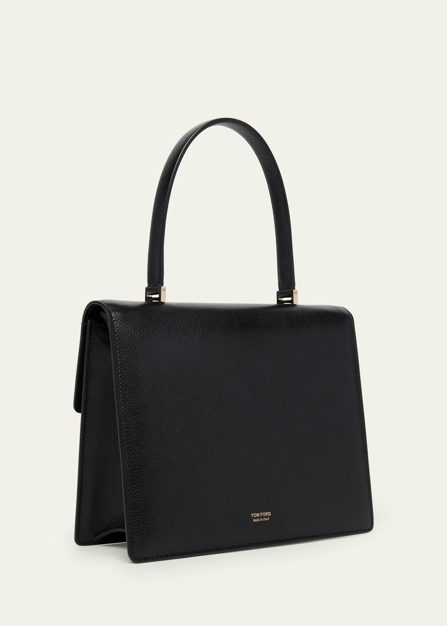 TOM FORD Aube Small Leather Top-Handle Bag - Bergdorf Goodman