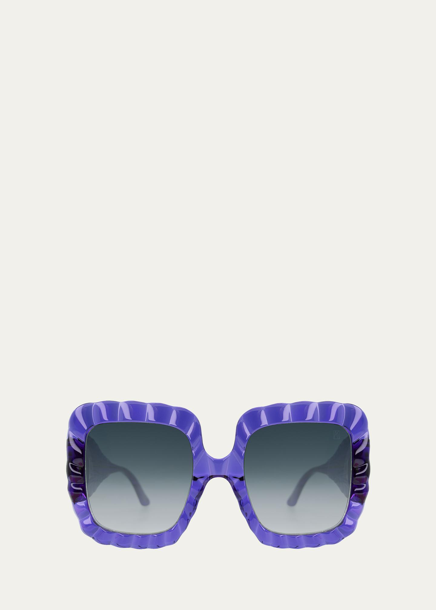 Anna-Karin Karlsson Shade of Shelly Square Sunglasses  display picture 3