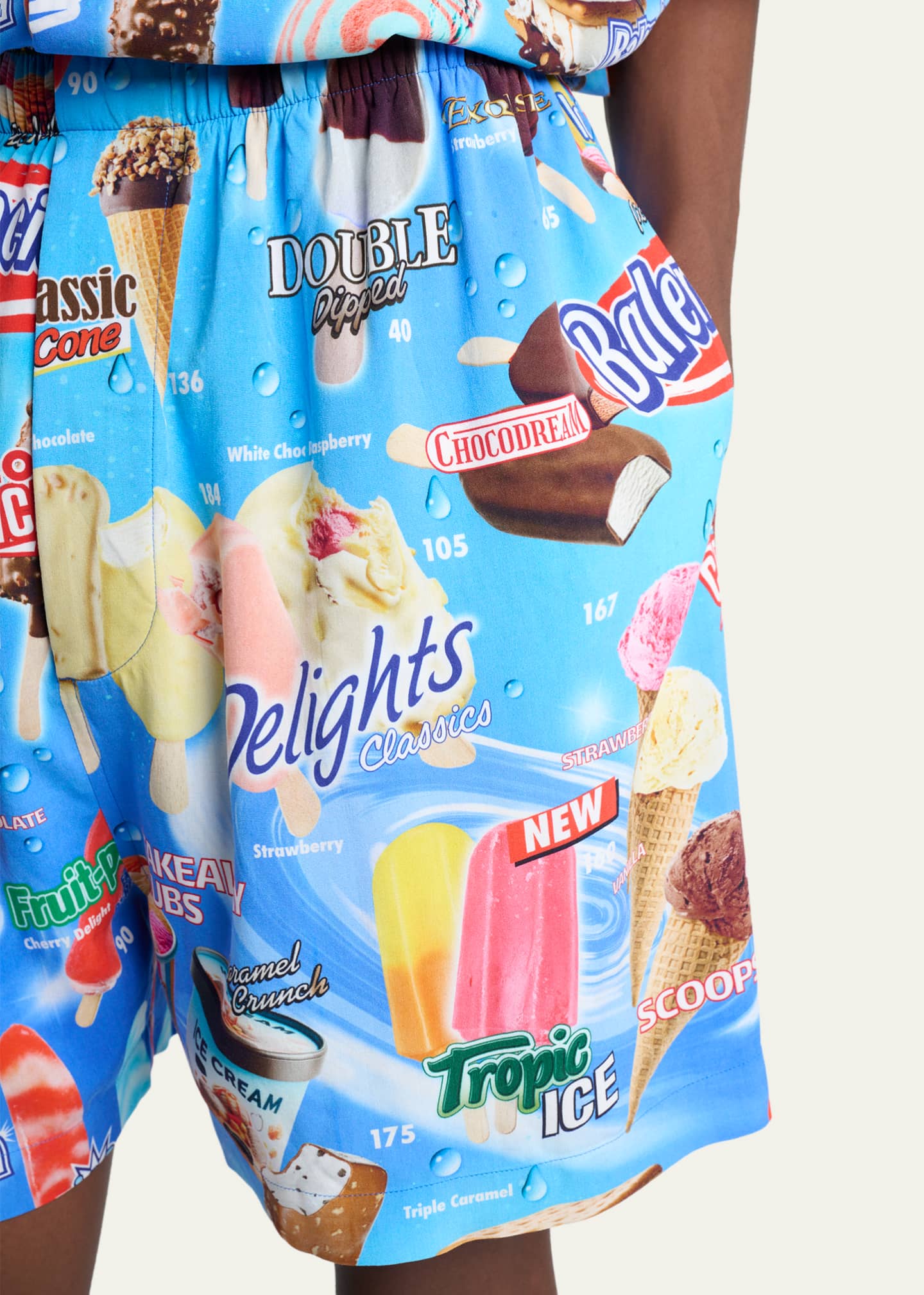 Balenciaga Men's Sweet Treat Pajama Shorts - Bergdorf Goodman