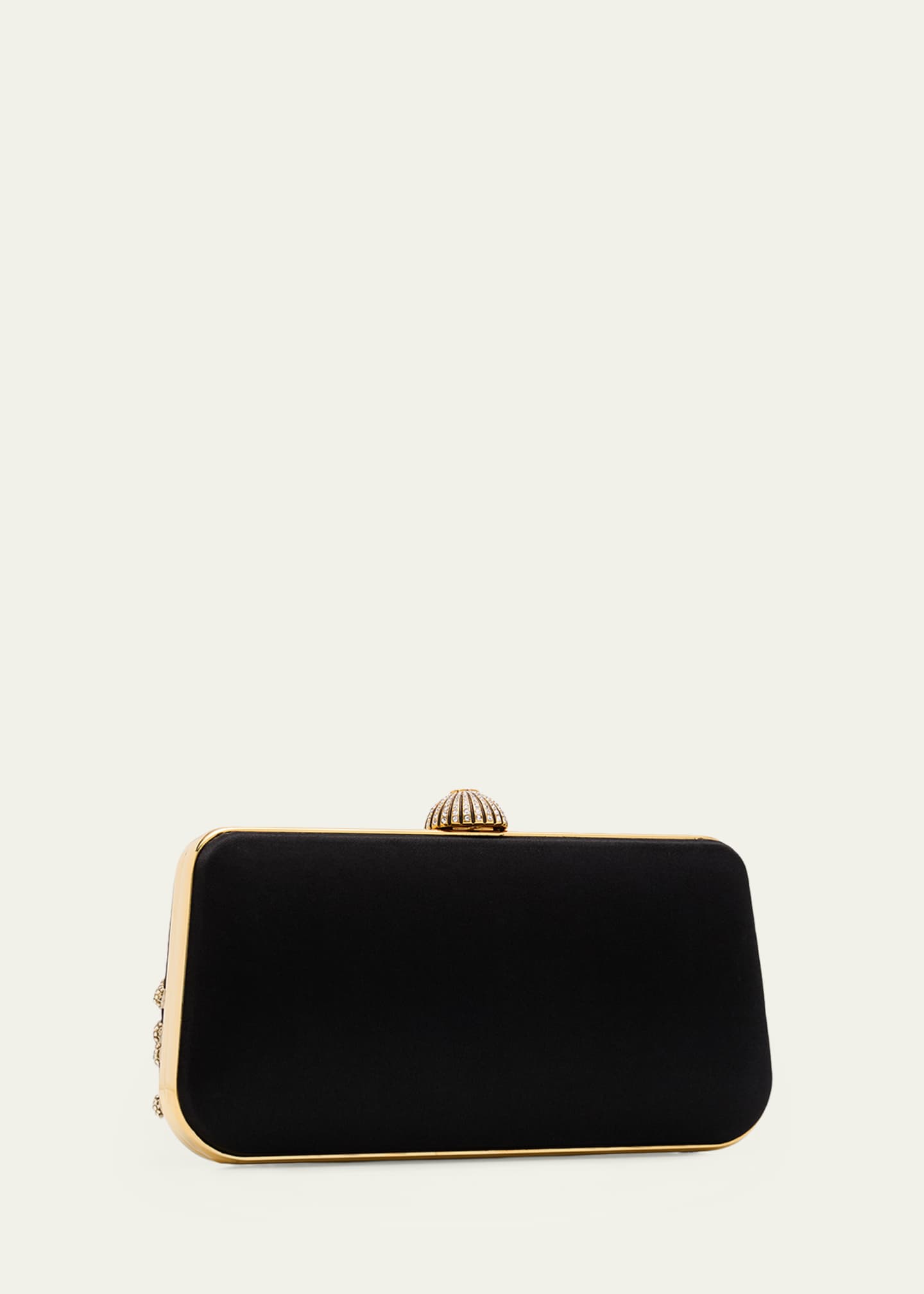 Valentino Garavani Carry Secrets Sequin Floral Satin Clutch Bag