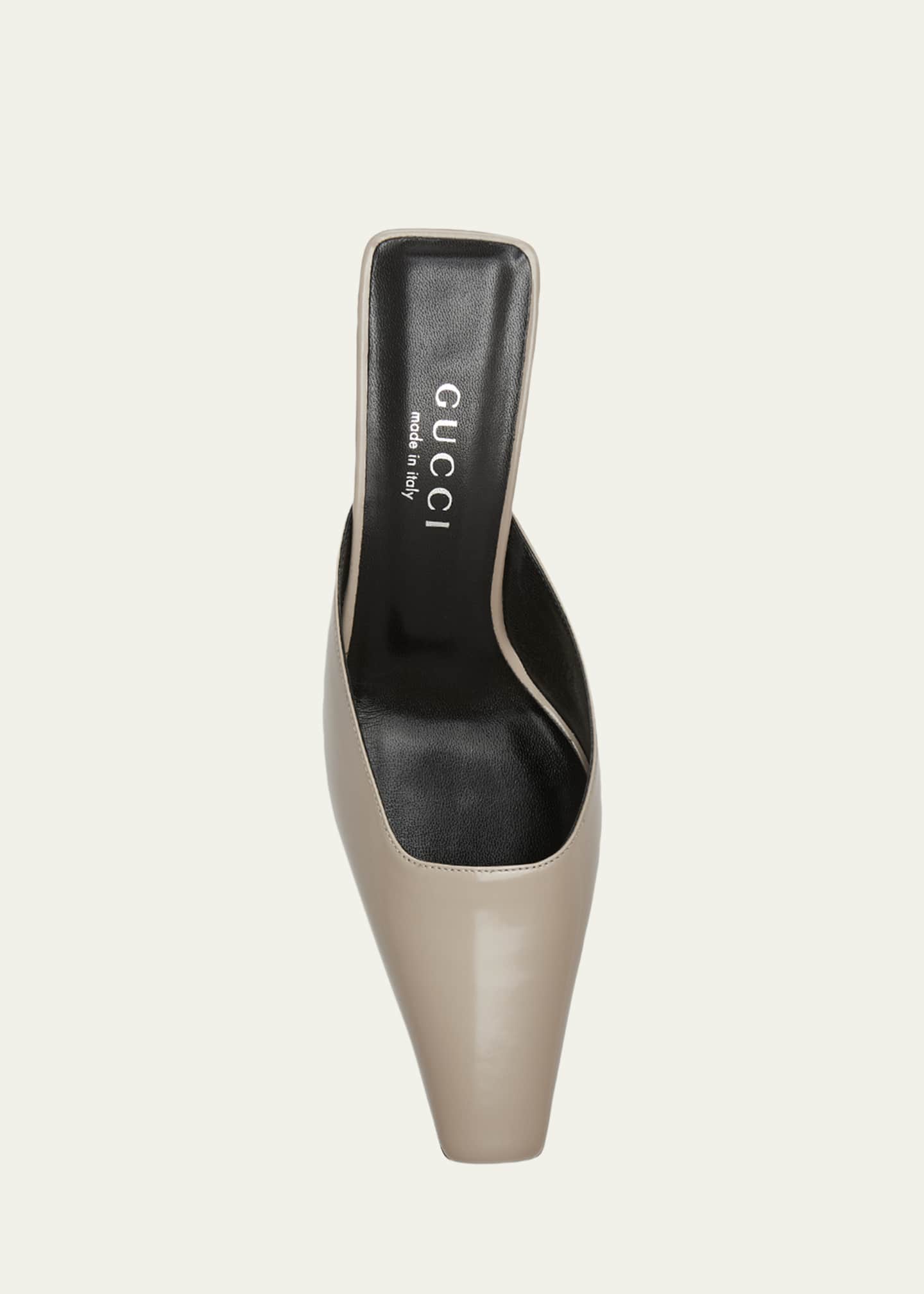 Gucci 55mm Regent Leather Mules - Bergdorf Goodman