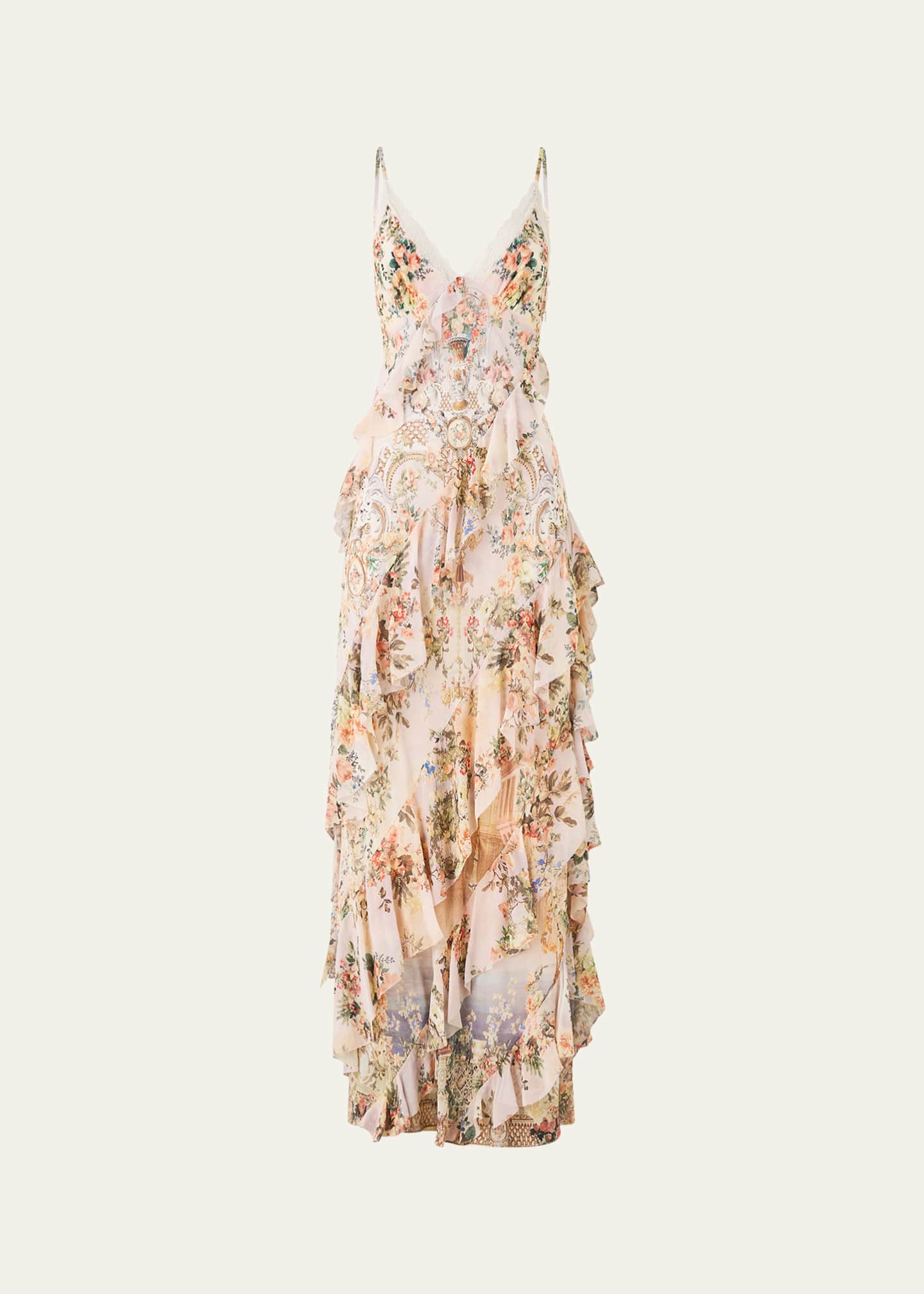 backless party dress Party Girl Pink Satin Maxi Dress - US 4 main image 0