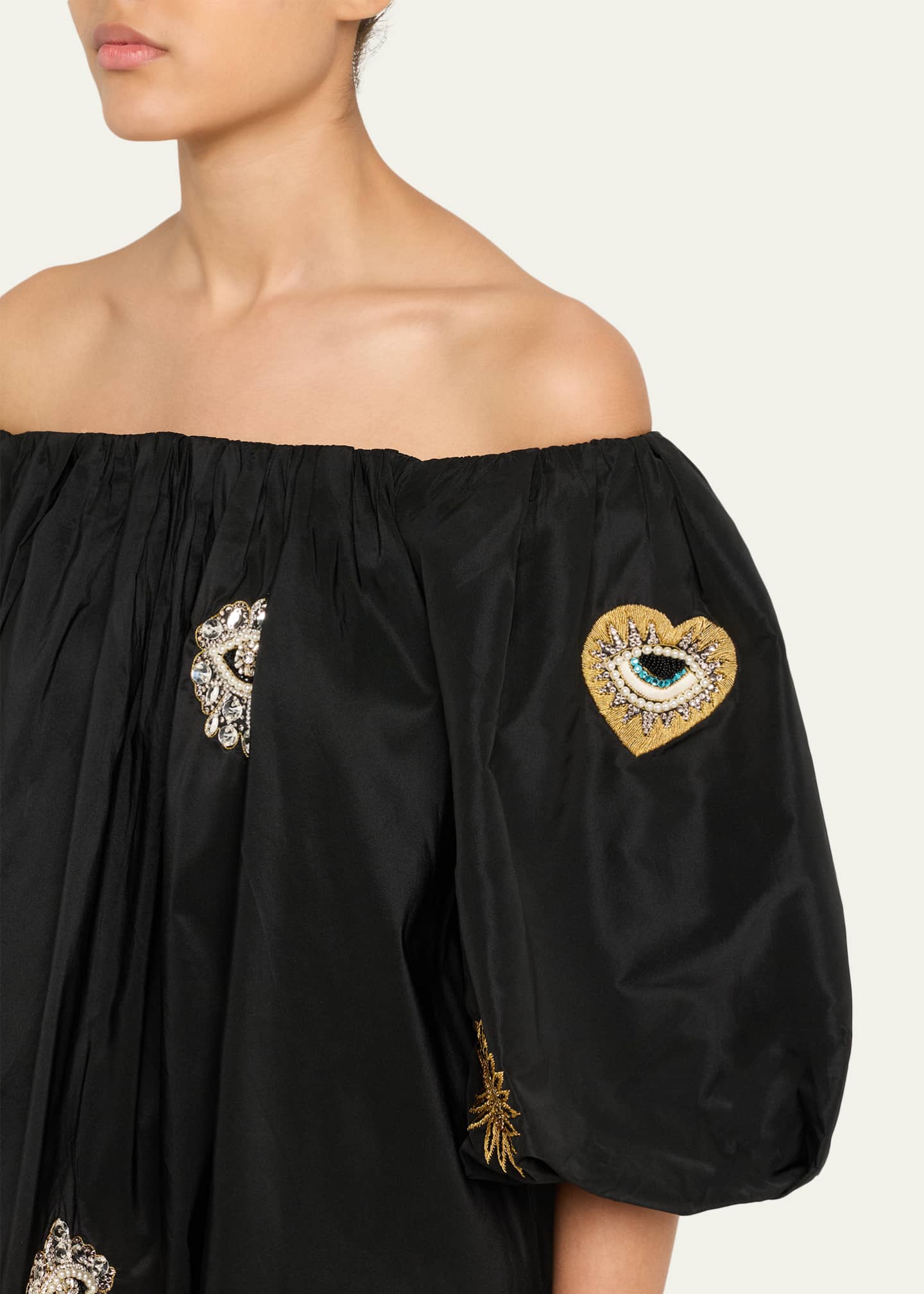 plus size off shoulder long dress Sydneys Closet JK2417 Prom Dress Fitted Maxi Slit Plus Size Off Shoulders Corset Satin Cape Pageant 10 / Onyx