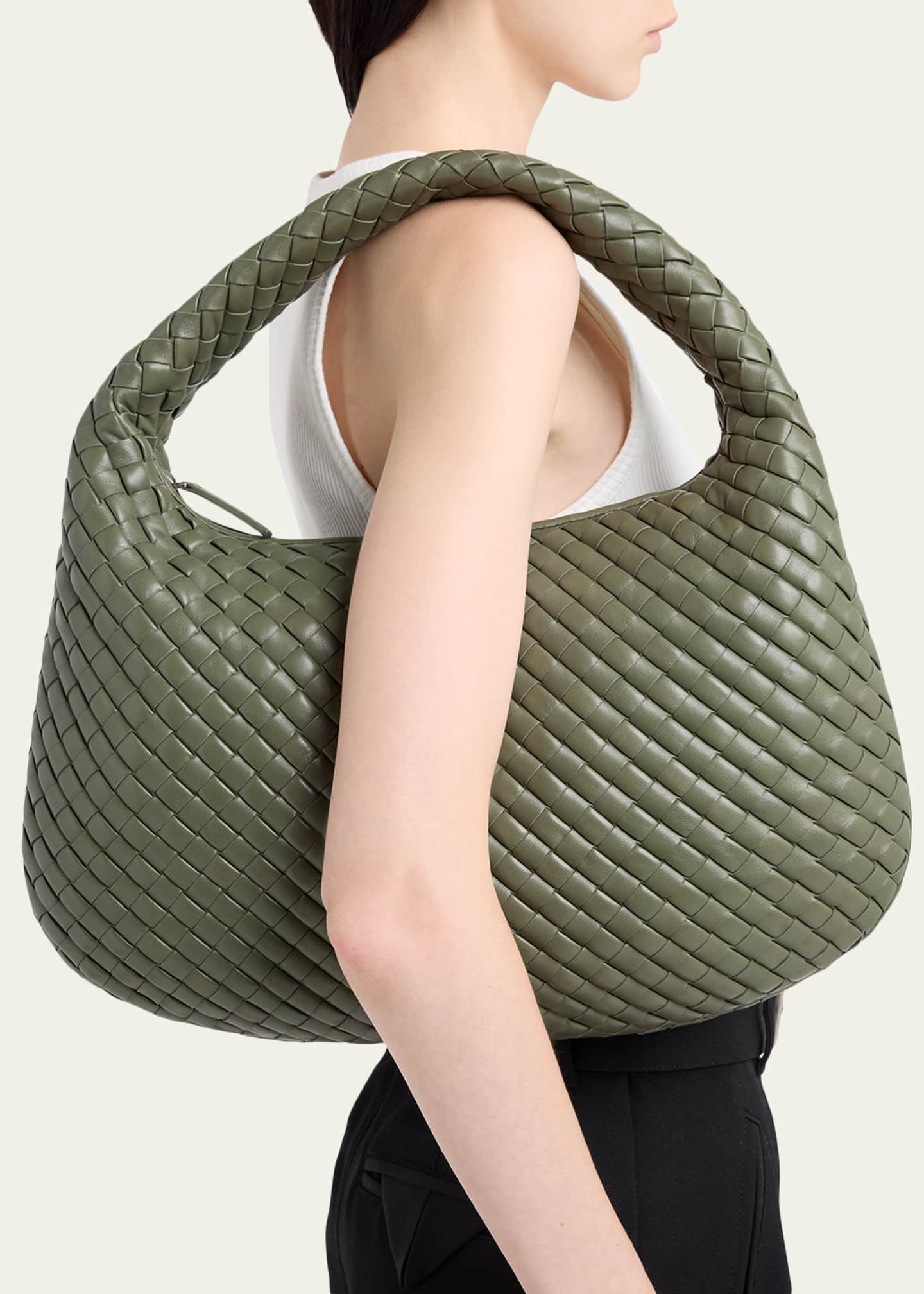 Bottega Veneta Veneta Medium Leather Hobo Bag - Bergdorf Goodman