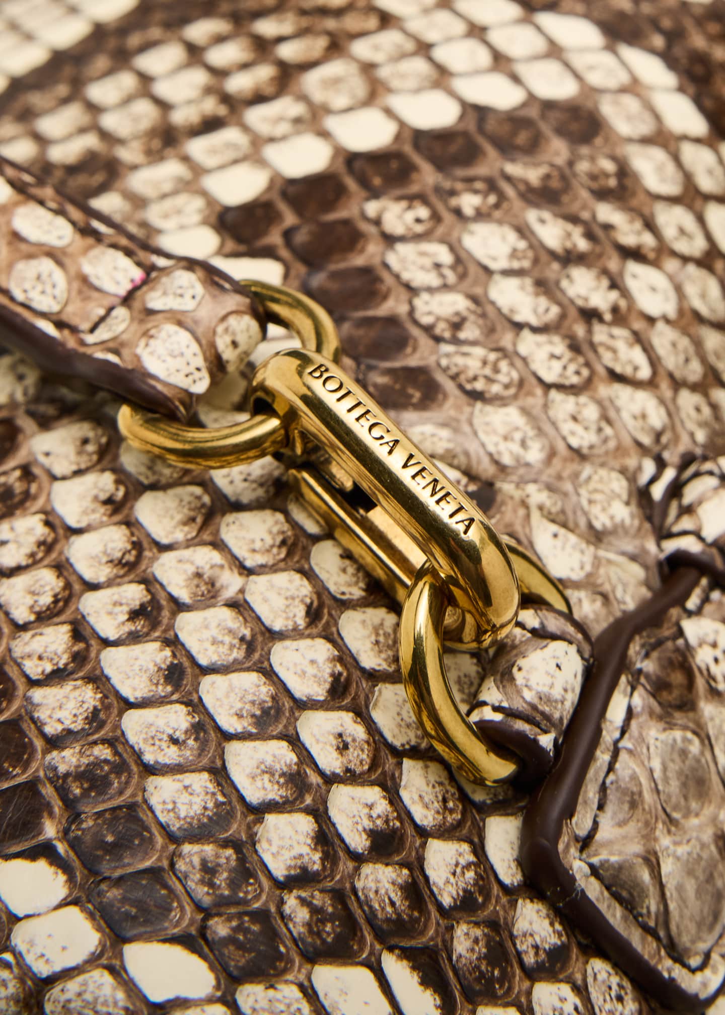 Bottega Veneta Bang Bang Python Top-Handle Bag - Bergdorf Goodman