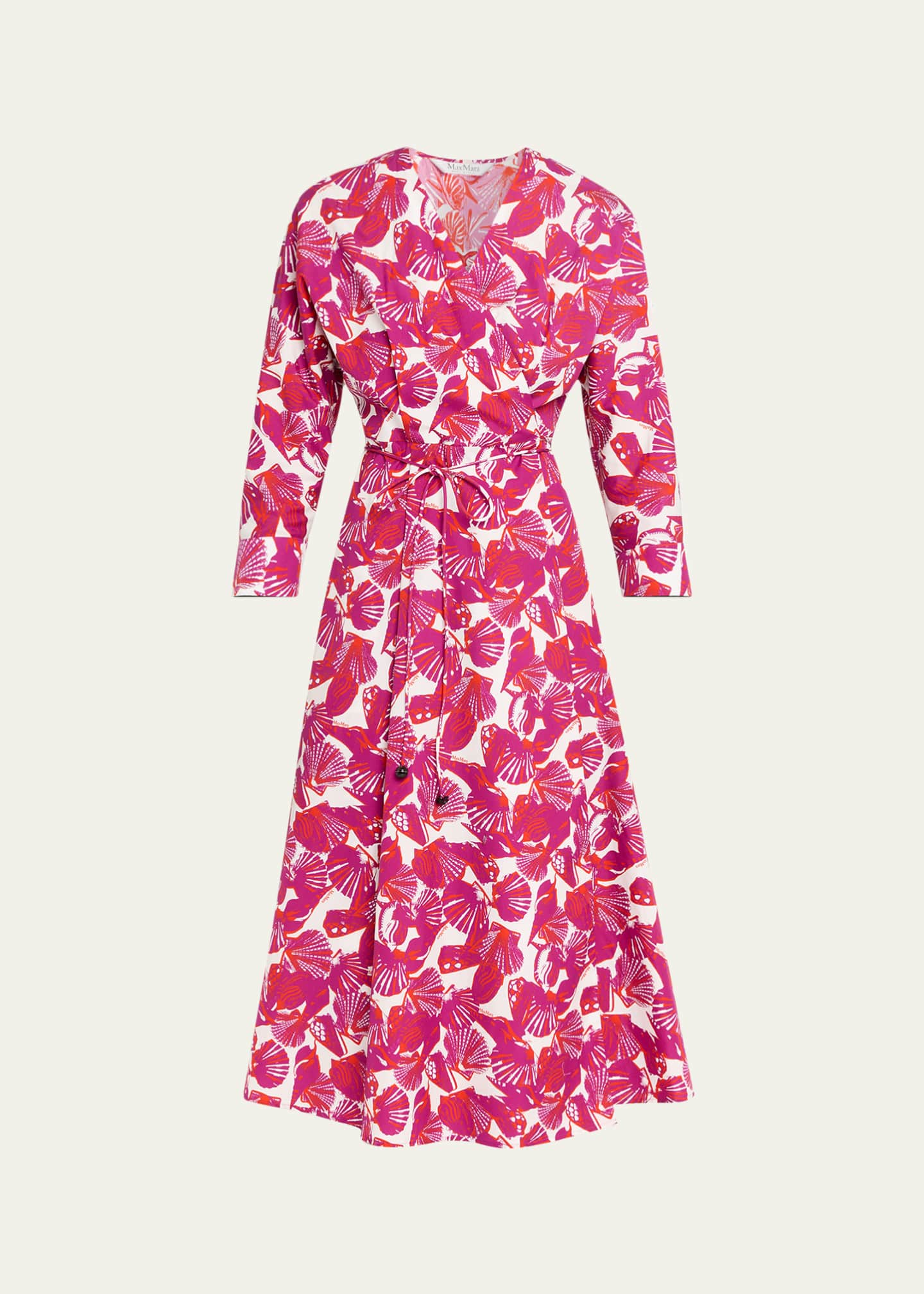 max mara dress pink Max Mara | Woman - Pliss-pleated chiffon dress - Pink