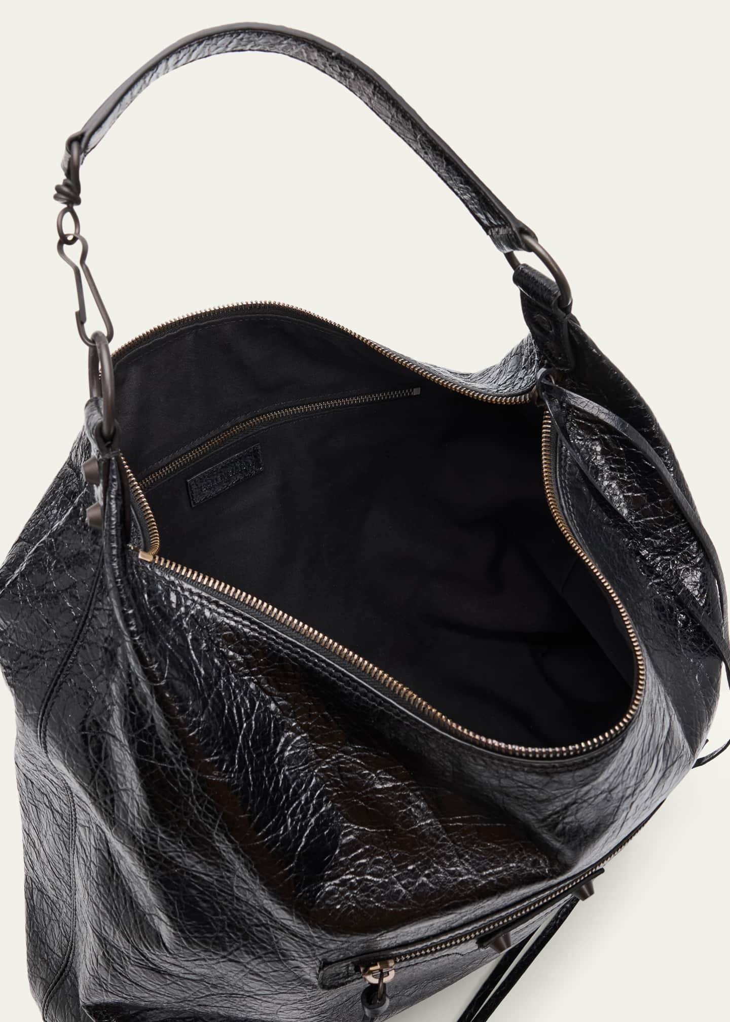 Balenciaga Le City Medium Leather Hobo Bag - Bergdorf Goodman