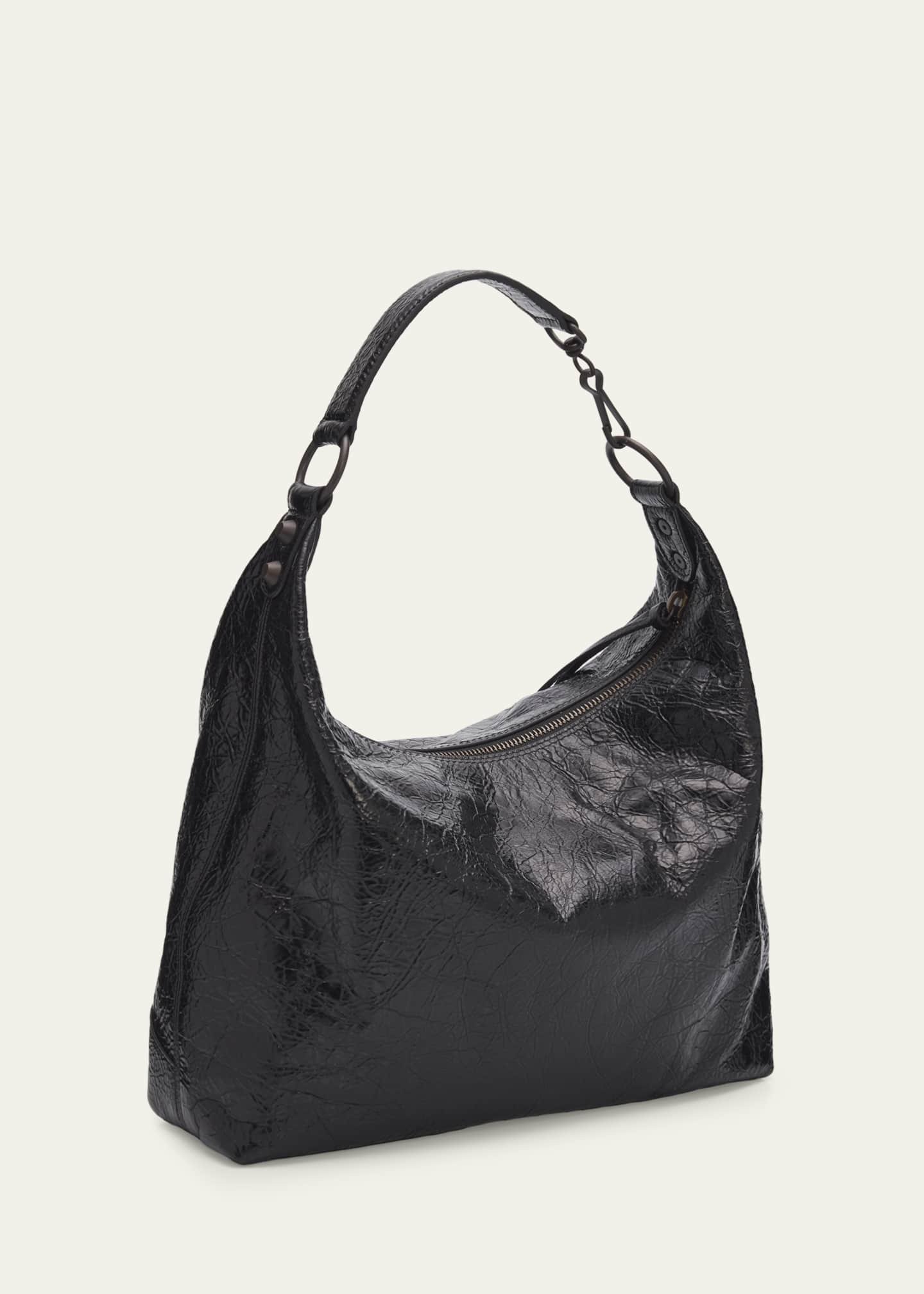 Balenciaga Le City Small Leather Hobo Bag - Bergdorf Goodman
