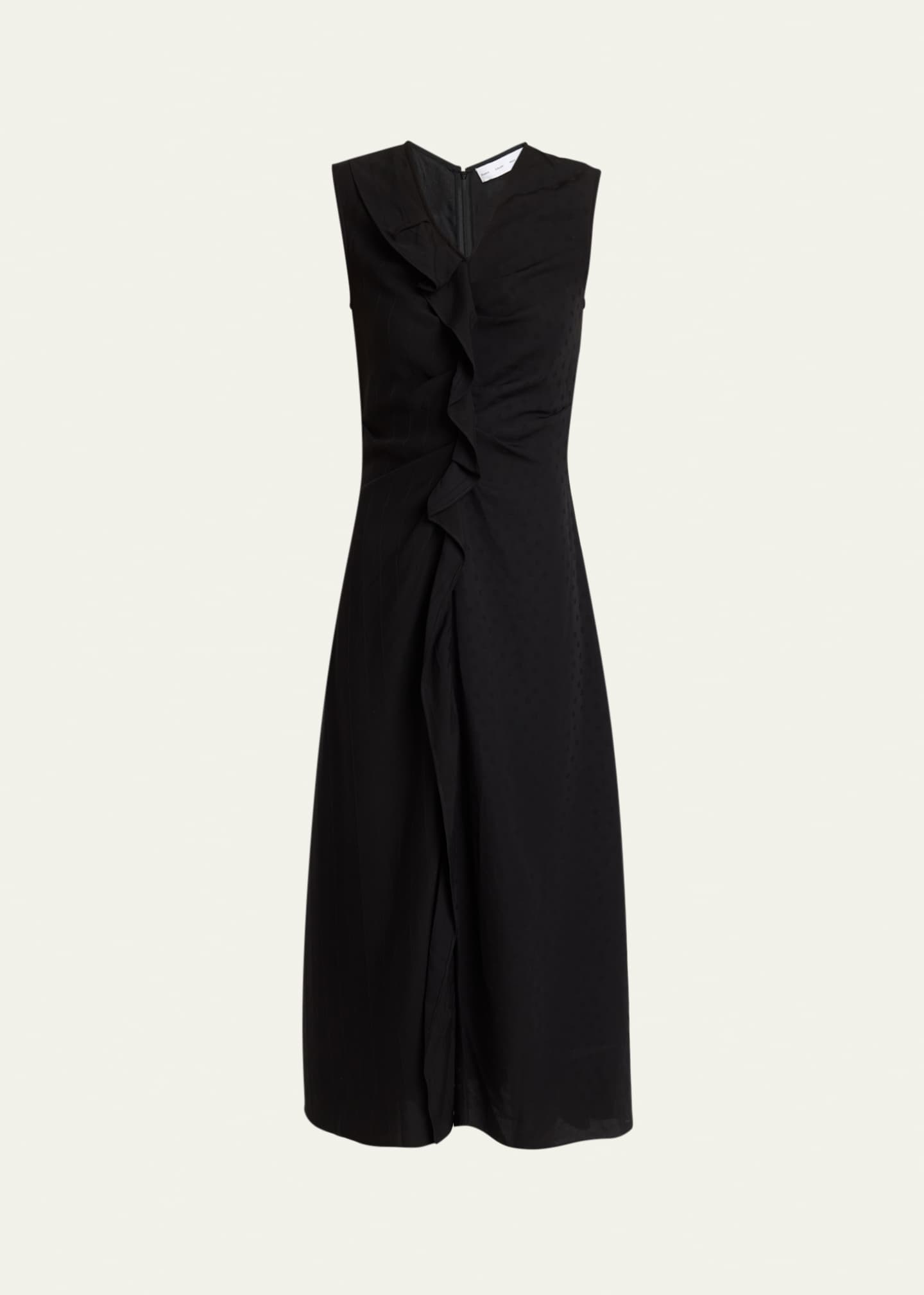 proenza schouler white label sunflower jersey midi dress Proenza Schouler Multicolor Proenza Schouler White Label Sunflower Dress  Proenza Schouler