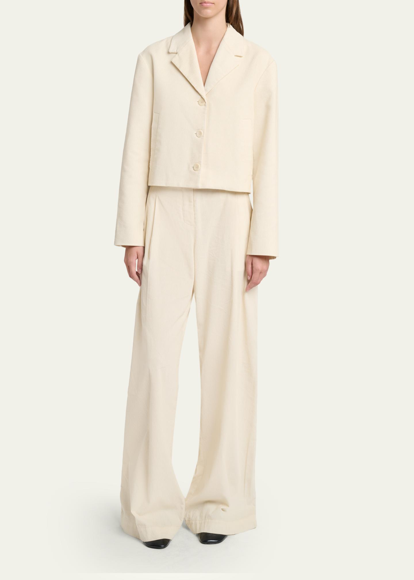Proenza Schouler White Label Nima Cropped Corduroy Jacket