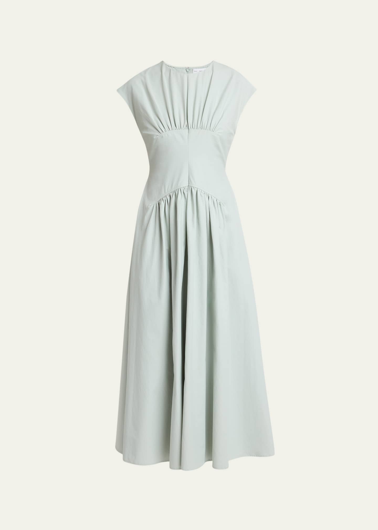 Proenza Schouler White Label Nyssa A-Line Technical Cotton Dress