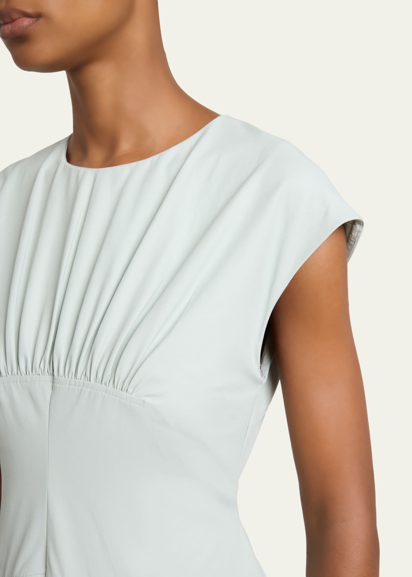 navy blue dress for baby girl Proenza Schouler White Label Nyssa A-Line Technical Cotton Dress