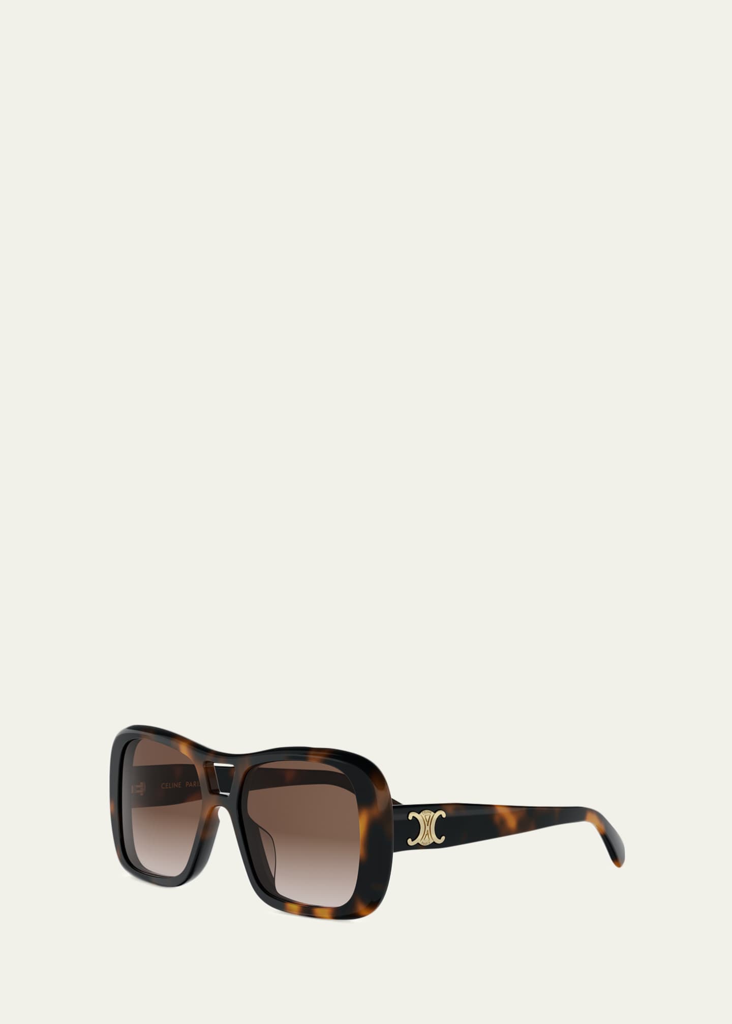 ◆CELINE  カフス　No.439 Celine Triomphe 18 Navigator Acetate Sunglasses - Bergdorf Goodman