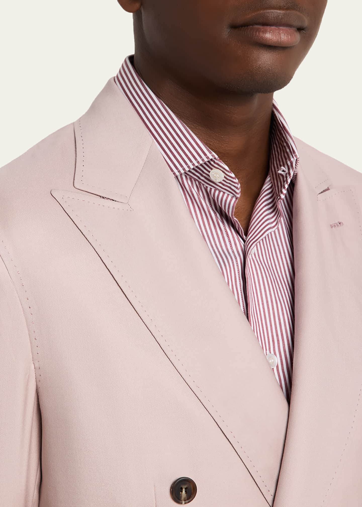 Brioni Men's Soffio Cashmere Double-Breasted Jacket - Bergdorf Goodman