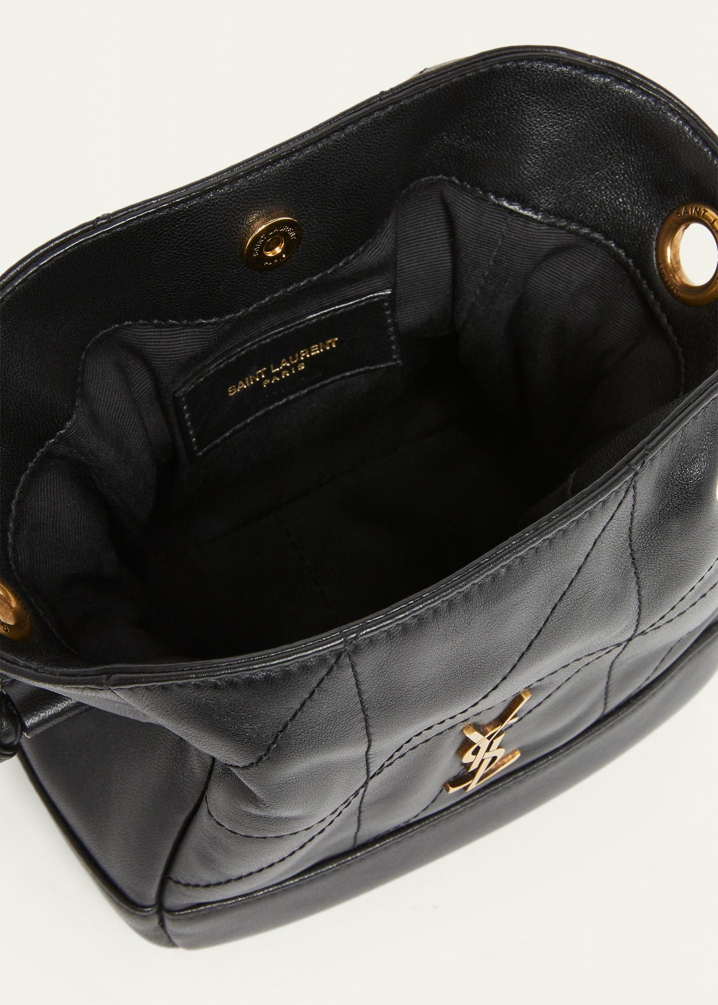 Saint Laurent Jamie Mini YSL Quilted Leather Shoulder Bag - Bergdorf ...
