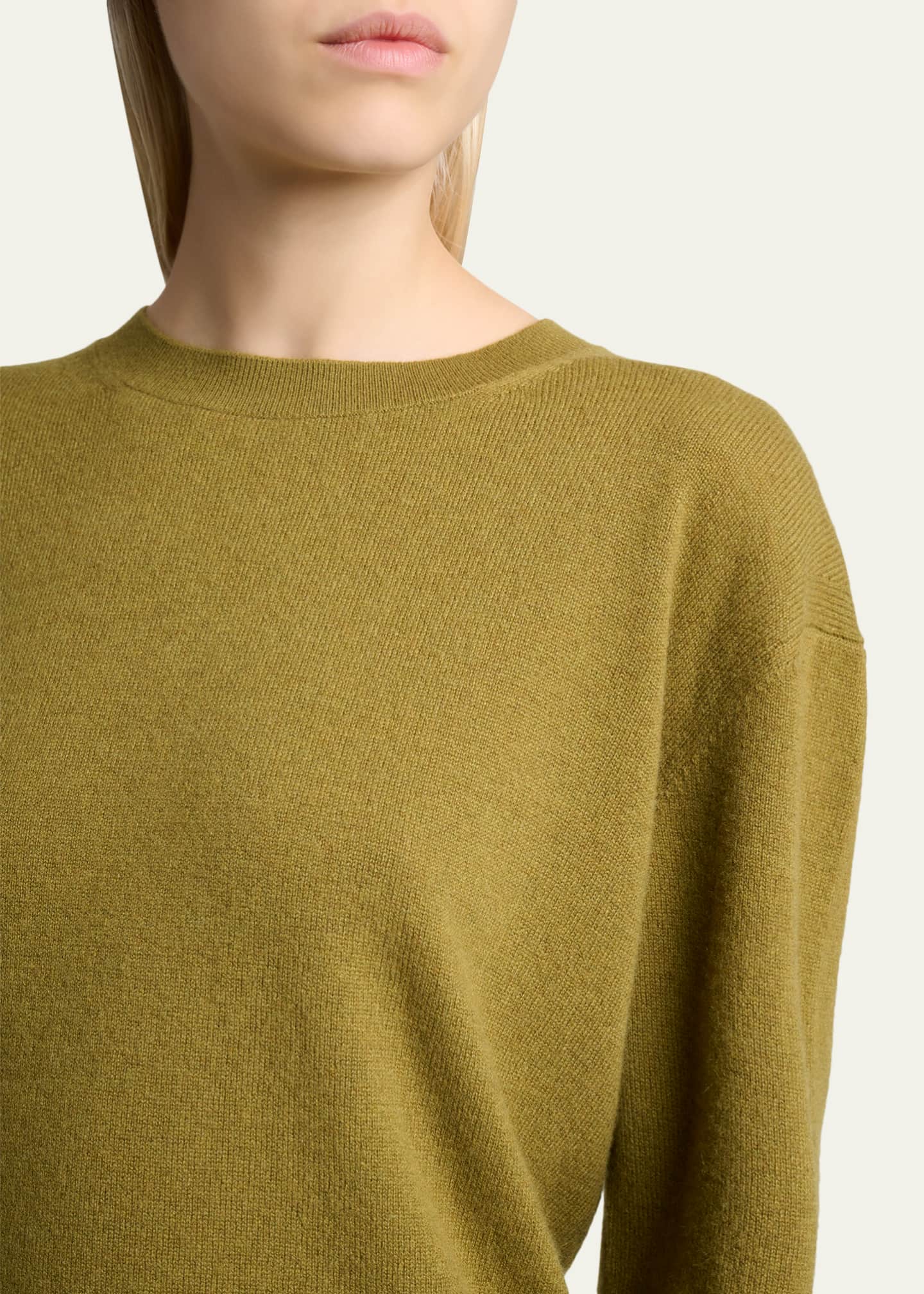 SAINT LAURENT　カシミヤ　ニット　セーター Saint Laurent Cashmere Crewneck Sweater - Bergdorf Goodman