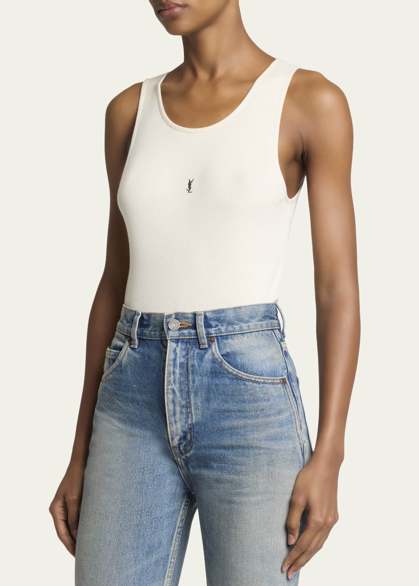 トップス YSL by Tom Ford Silk tank top 29780561_58814302_600.jpg