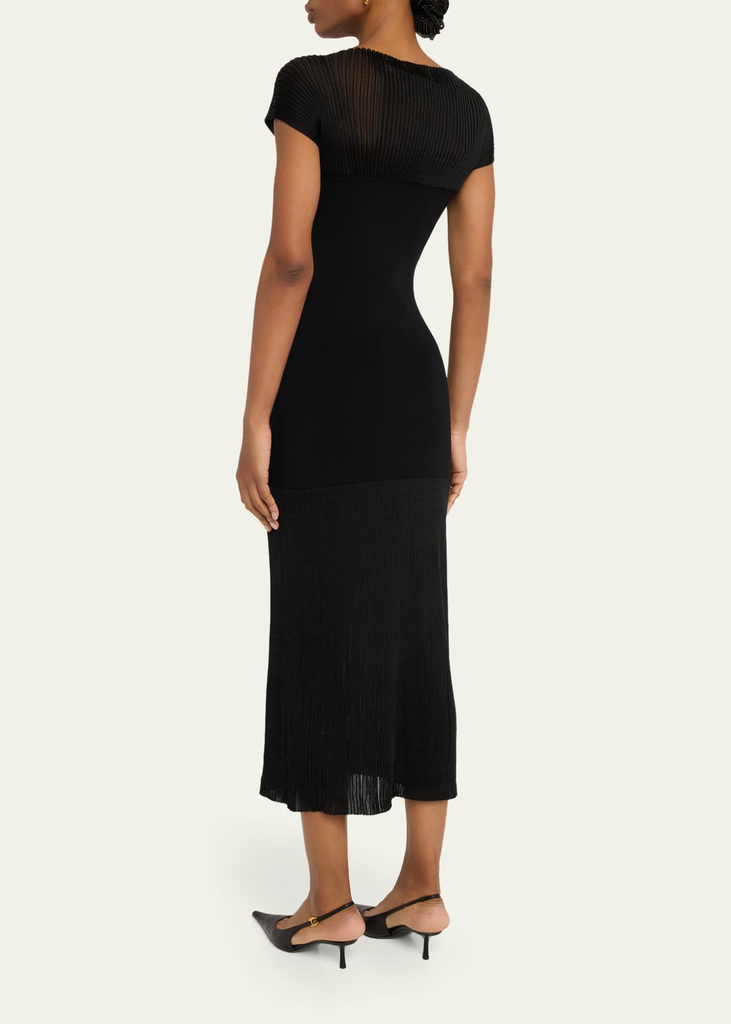 House of Dagmar Contrast Knit Maxi Dress - Bergdorf Goodman