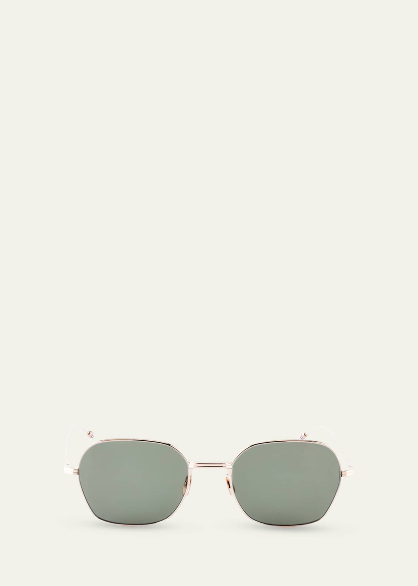 Thom Browne Men's Titanium Rectangle Sunglasses - Bergdorf Goodman