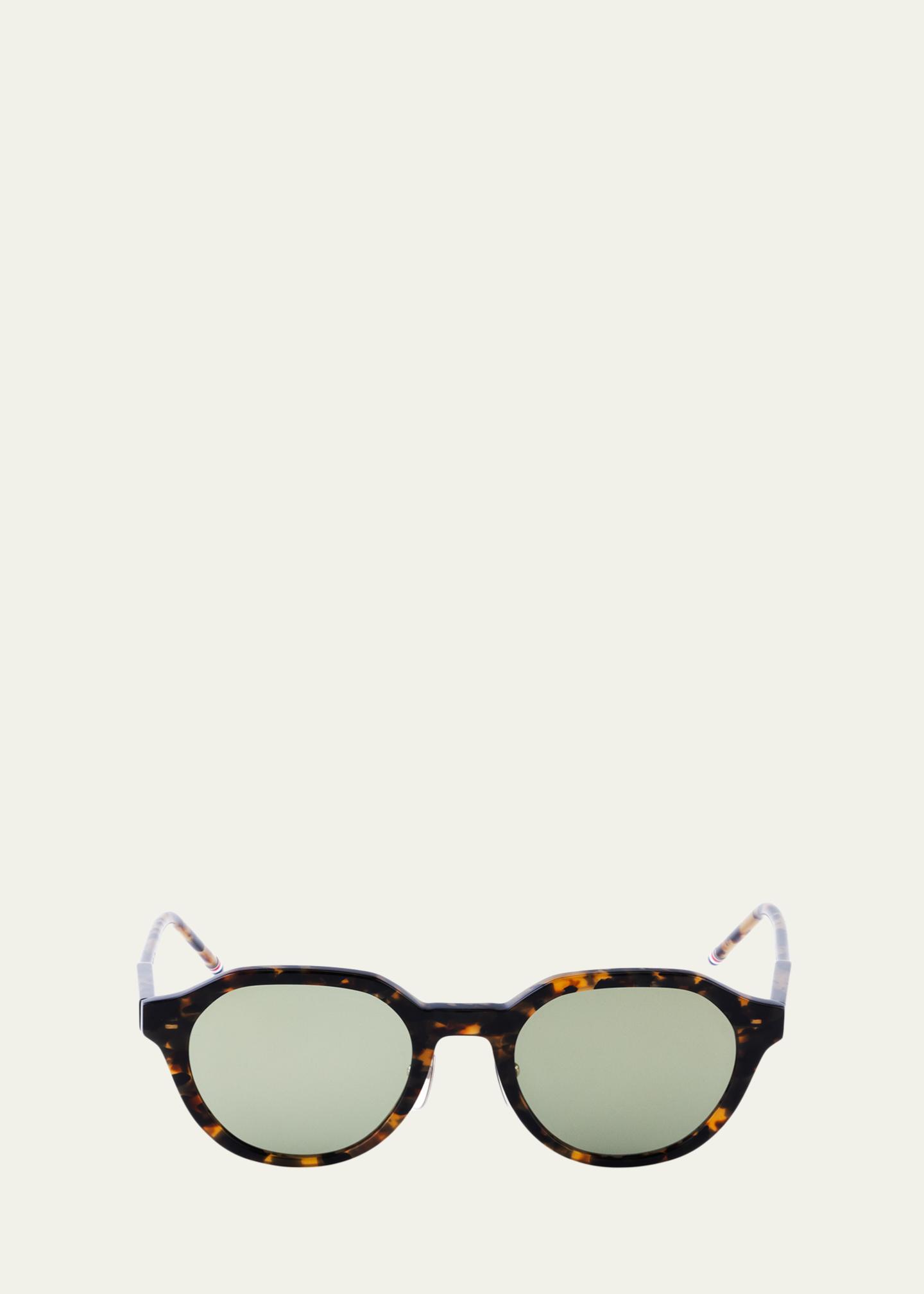 Thom Browne Men's Acetate and Titanium Oval Sunglasses - Bergdorf
