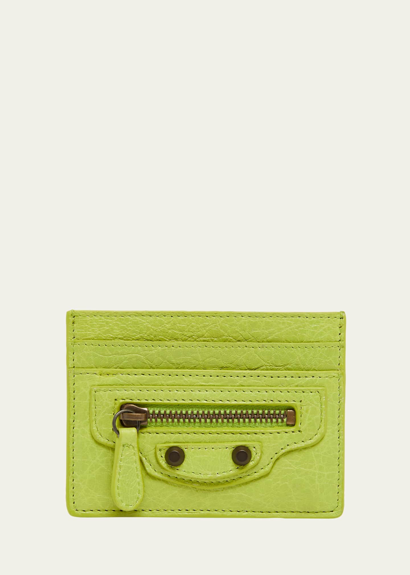 Balenciaga Le City Leather Coin and Card Holder - Bergdorf Goodman
