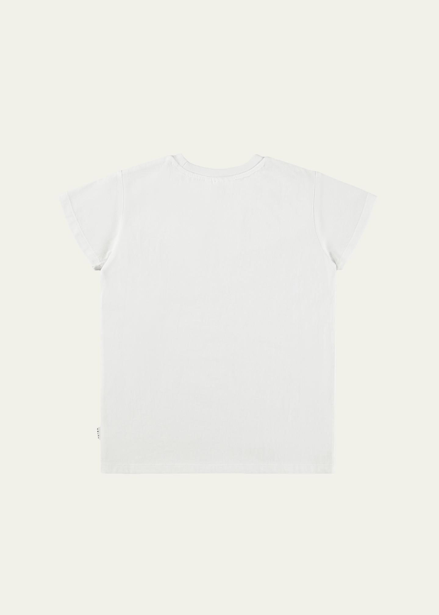 Molo Girl's Ranva Sequin Seashell Crewneck Tee, Size 3-6 - Bergdorf Goodman