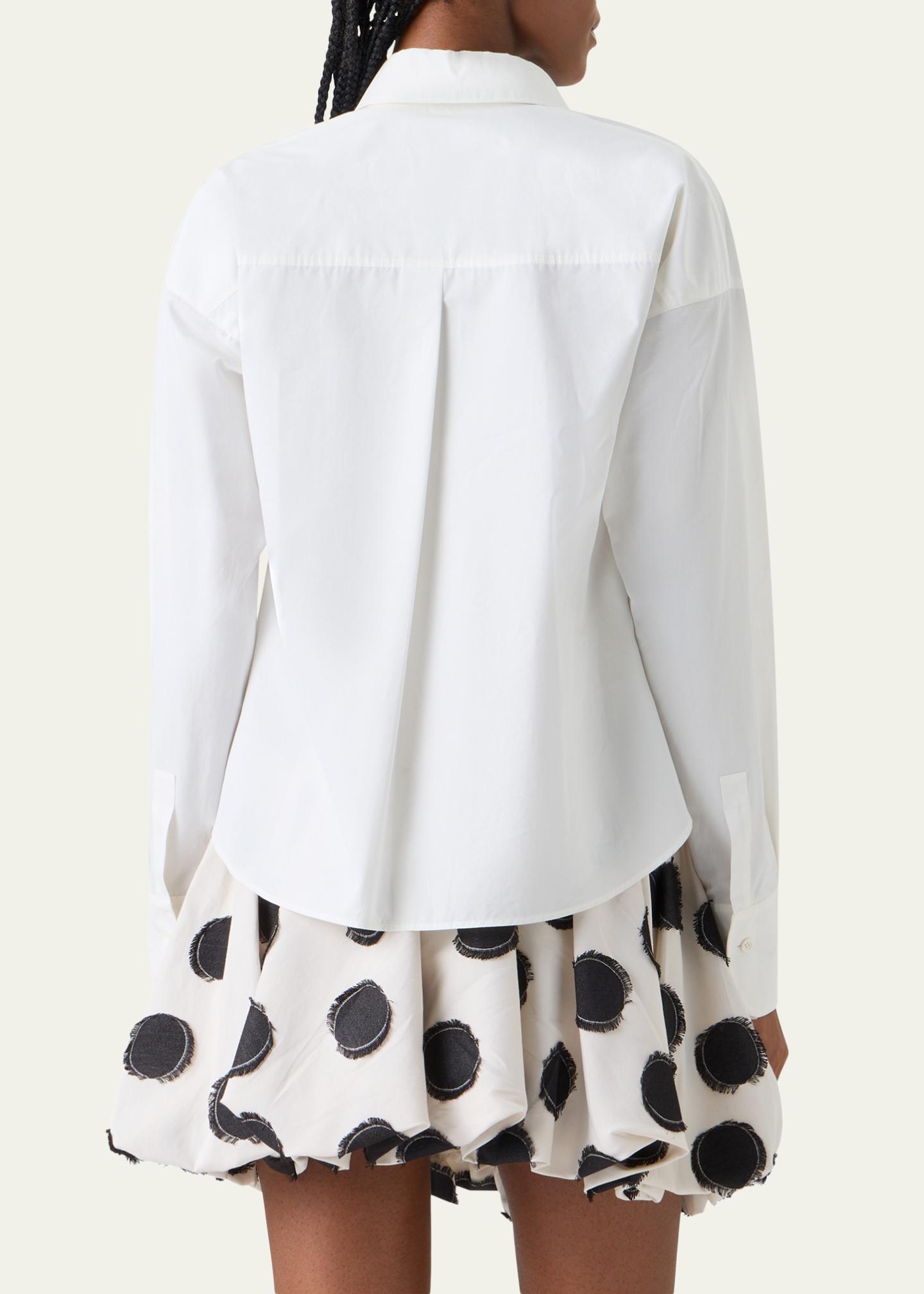 Akris punto Cotton Poplin Button-Down Shirt - Bergdorf Goodman