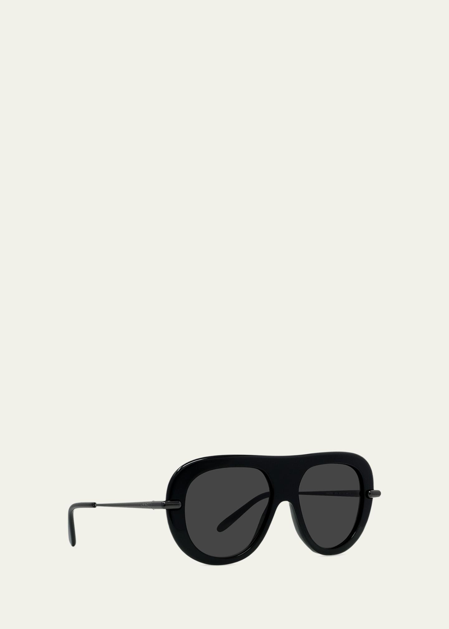 LOEWE Slim 52mm Pilot Sunglasses - Bergdorf Goodman