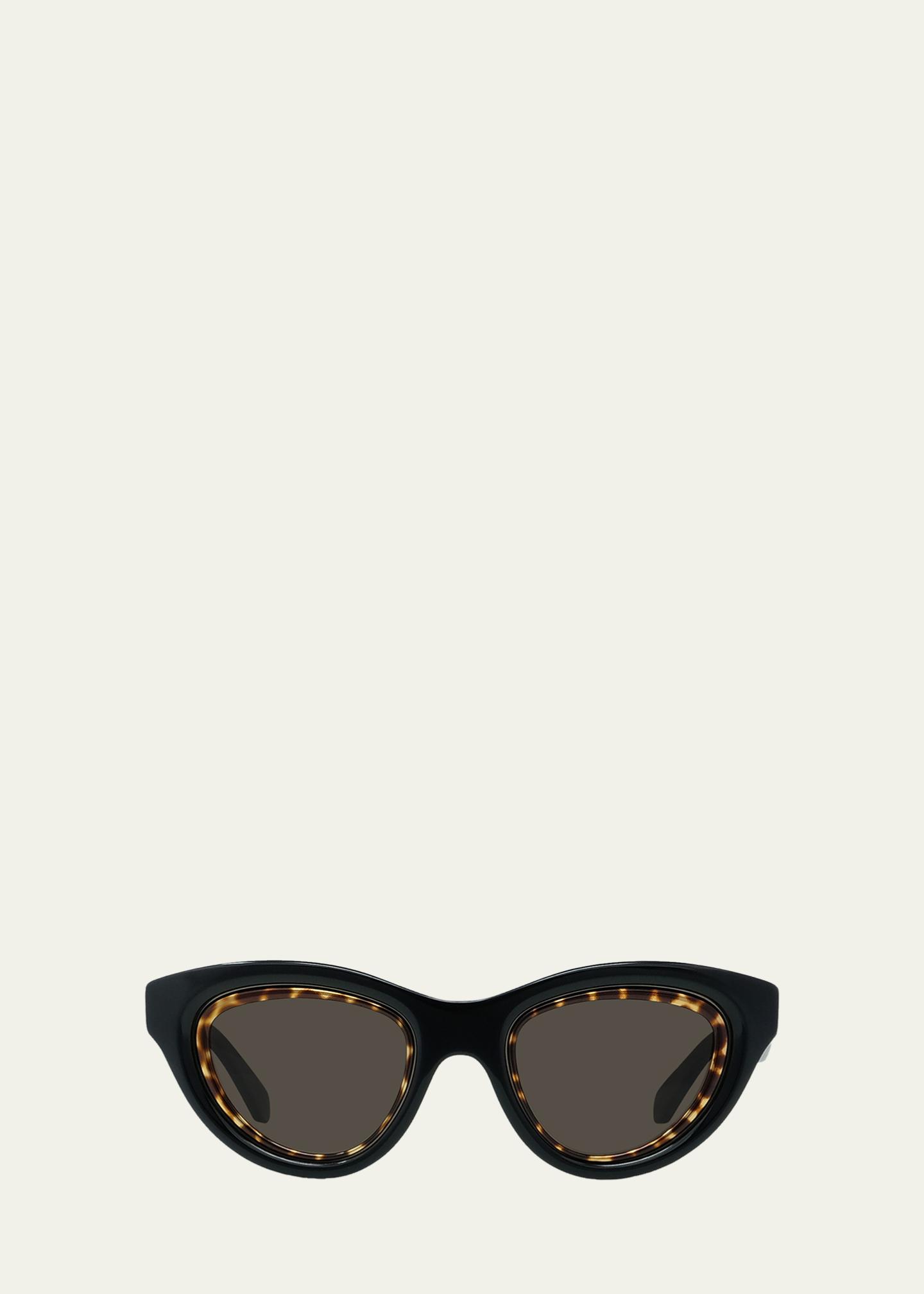 LOEWE Mini Anagram 53mm Cat-Eye Sunglasses - Bergdorf Goodman