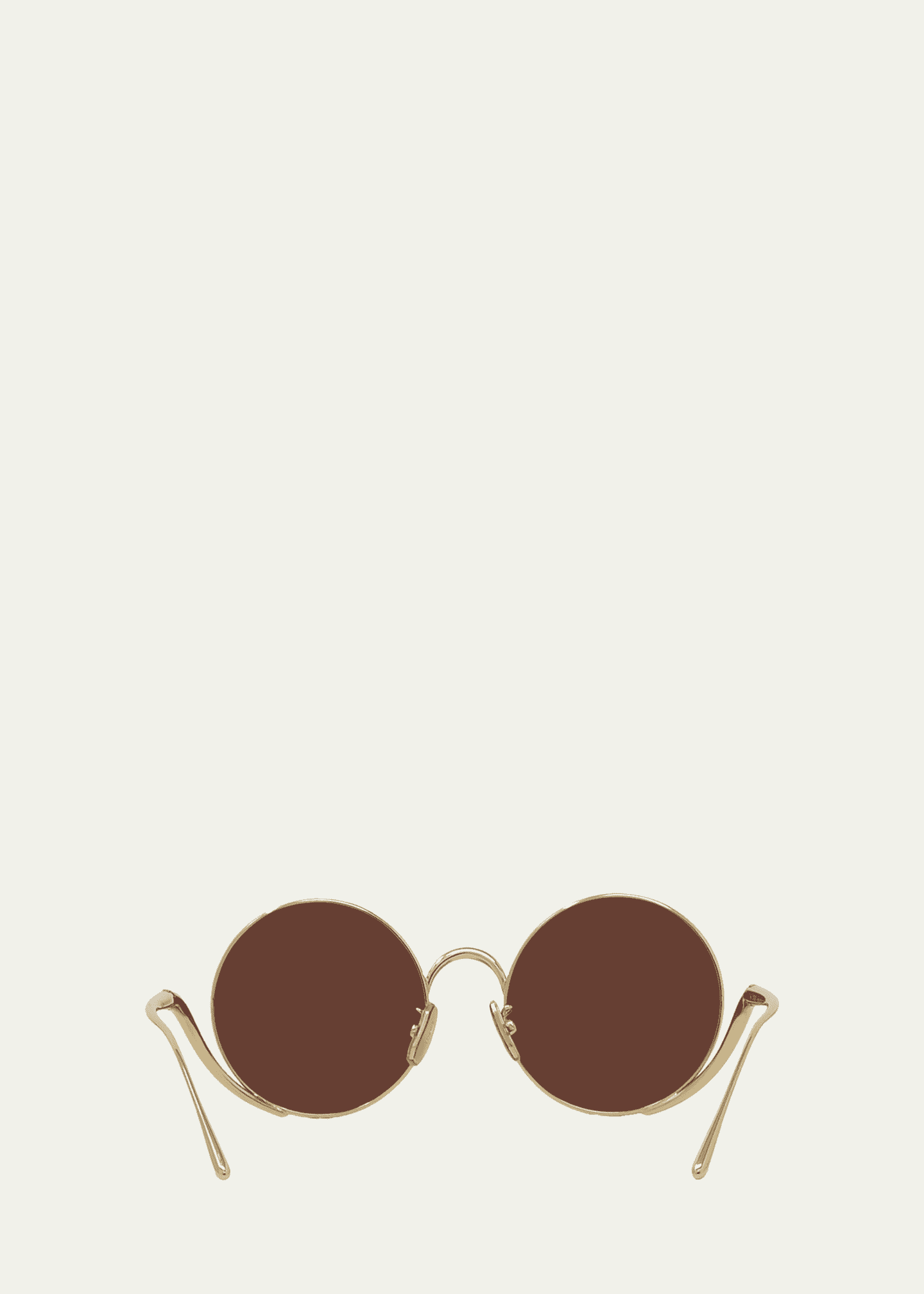 Loewe Island 50mm Metal Rimless Round Sunglasses - Bergdorf Goodman