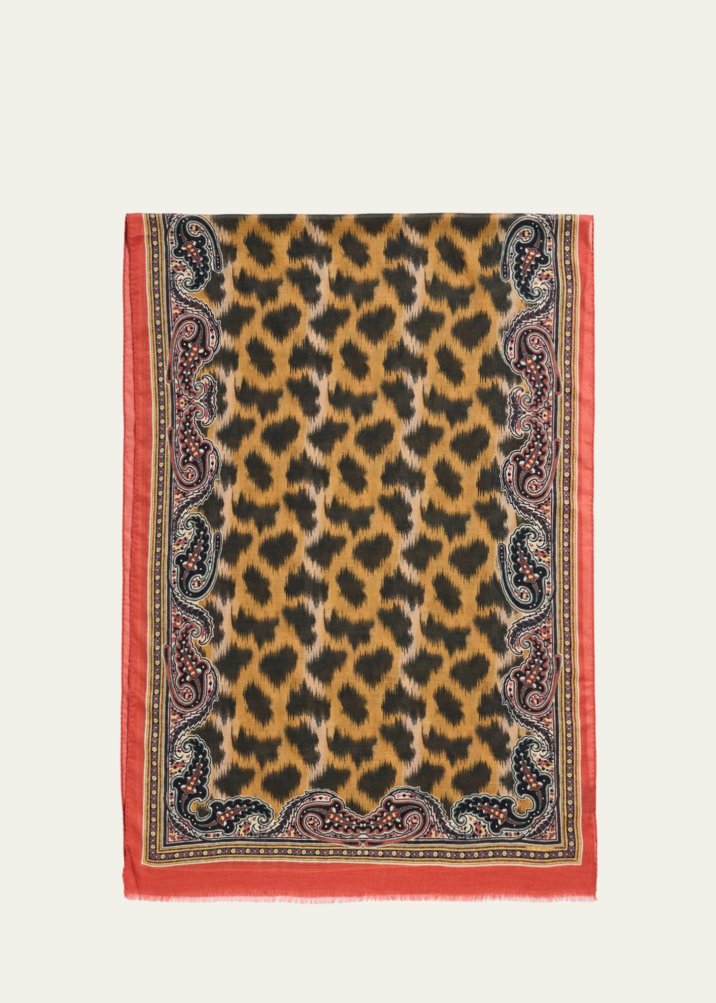 Etro Orfeo Animal-Print Scarf - Bergdorf Goodman