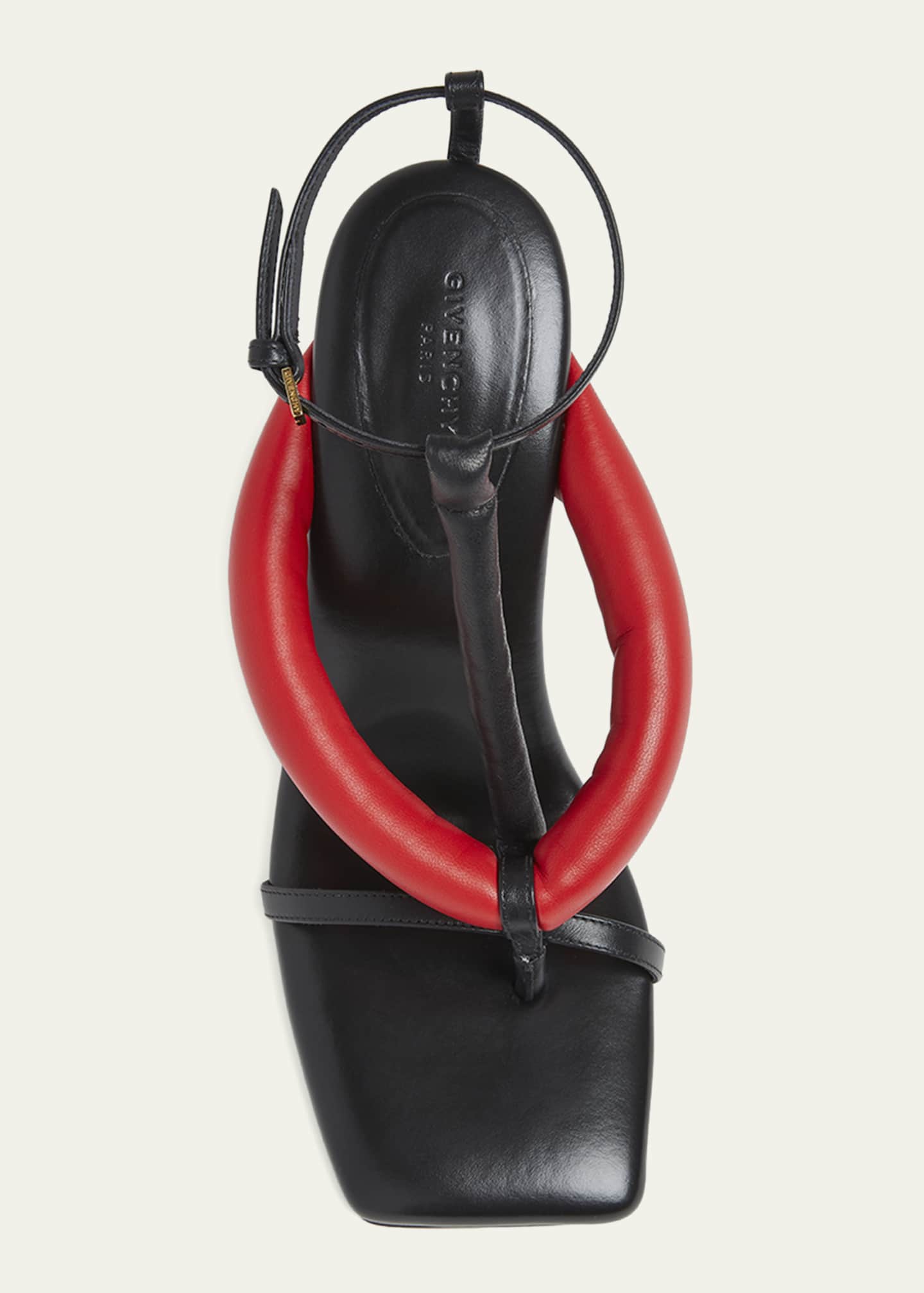 Givenchy 95mm Boudoir Leather Thong Sandals - Bergdorf Goodman