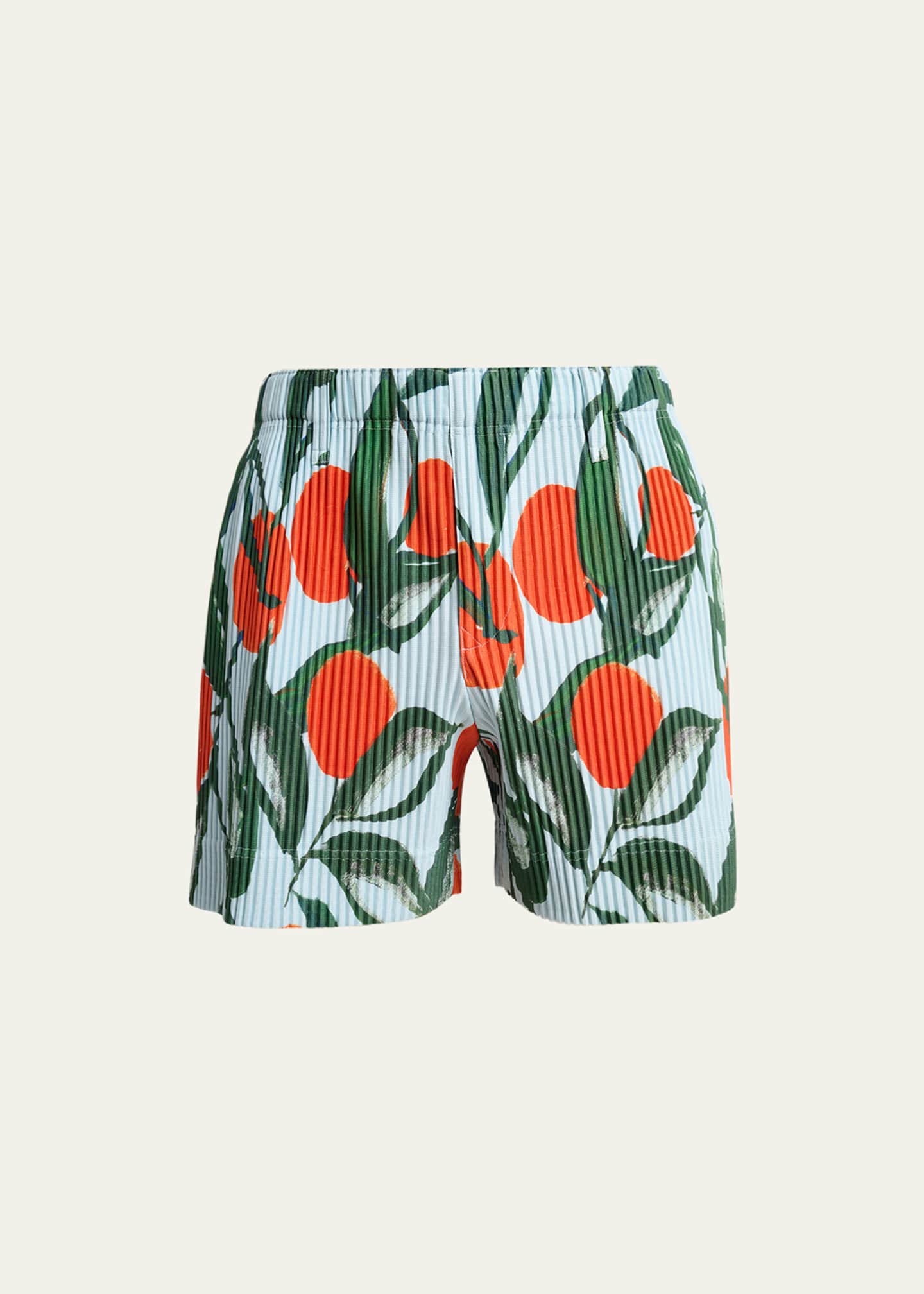 Homme Plisse Issey Miyake Men's Pleated Pull-On Shorts - Bergdorf