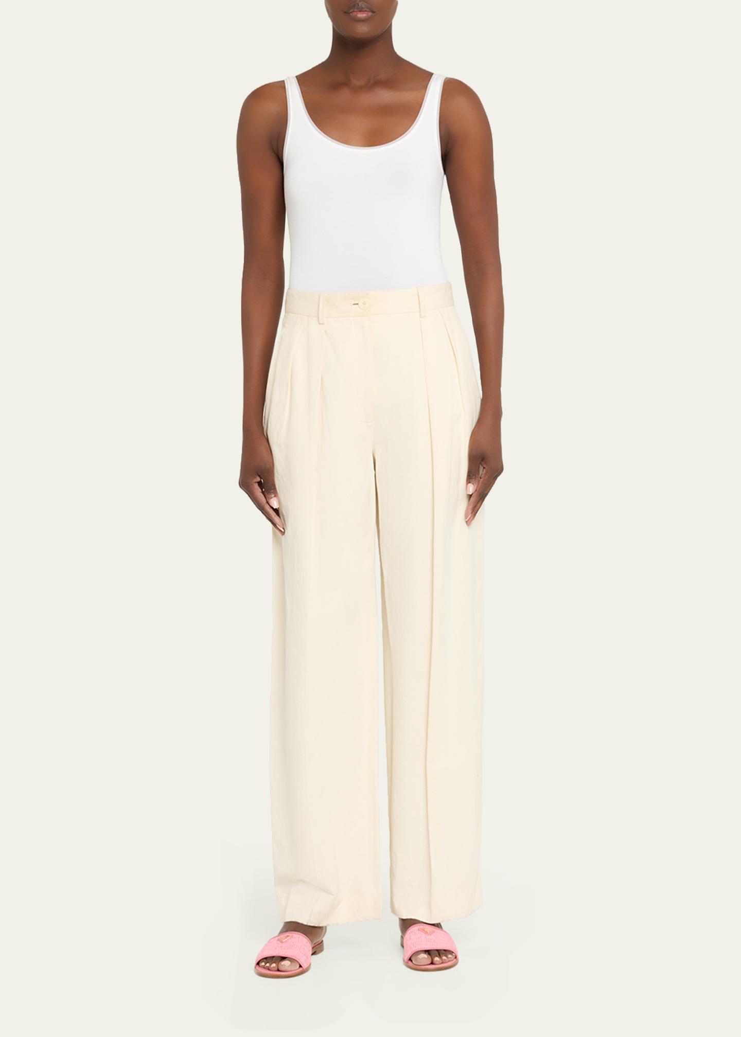 Prada Triangle Logo Raffia Flat Slide Sandals - Bergdorf Goodman