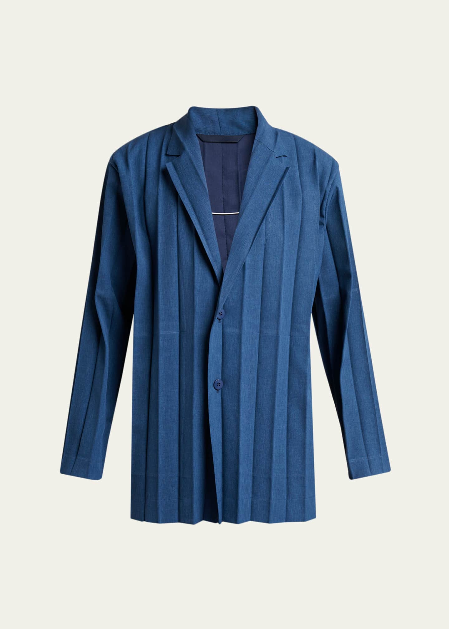 23ss HOMME PLISSE ISSEY MIYAKE ジャケット Homme Plisse Issey Miyake Men's Edge Ensemble Single-Breasted