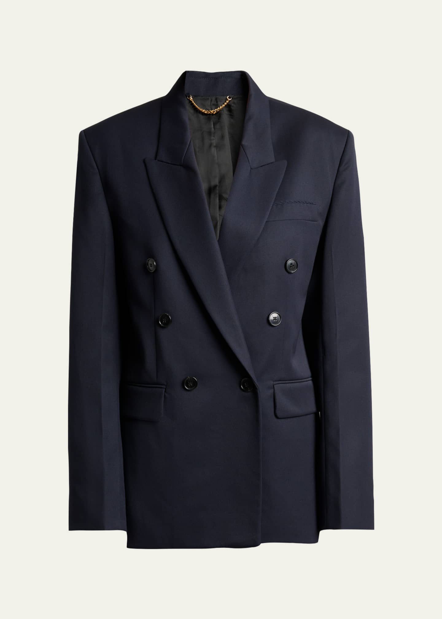 Victoria Beckham ブレザー ジャケット Victoria Beckham Double-Breasted Relaxed Blazer Jacket - Bergdorf
