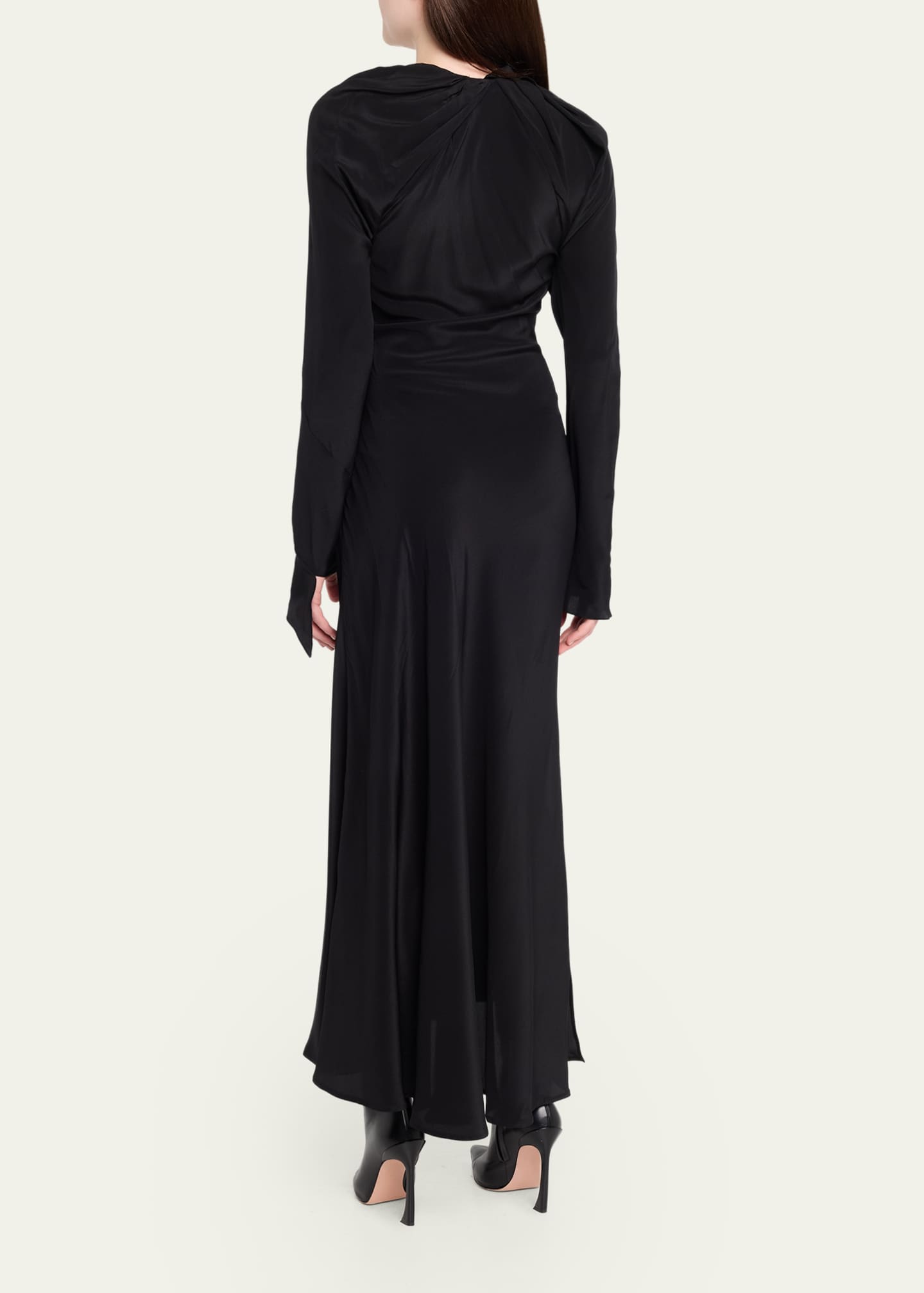 white long sleeve peasant dress FEW MODA | Ana Cotton Dress main image 0
