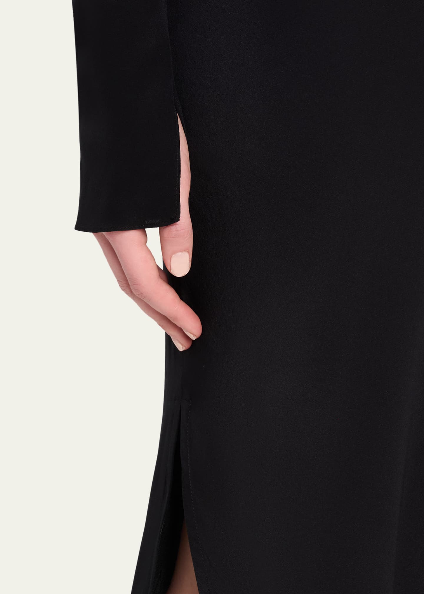 floor length dress women Gathered Waist Midi Dress in Dark Pine main image 0