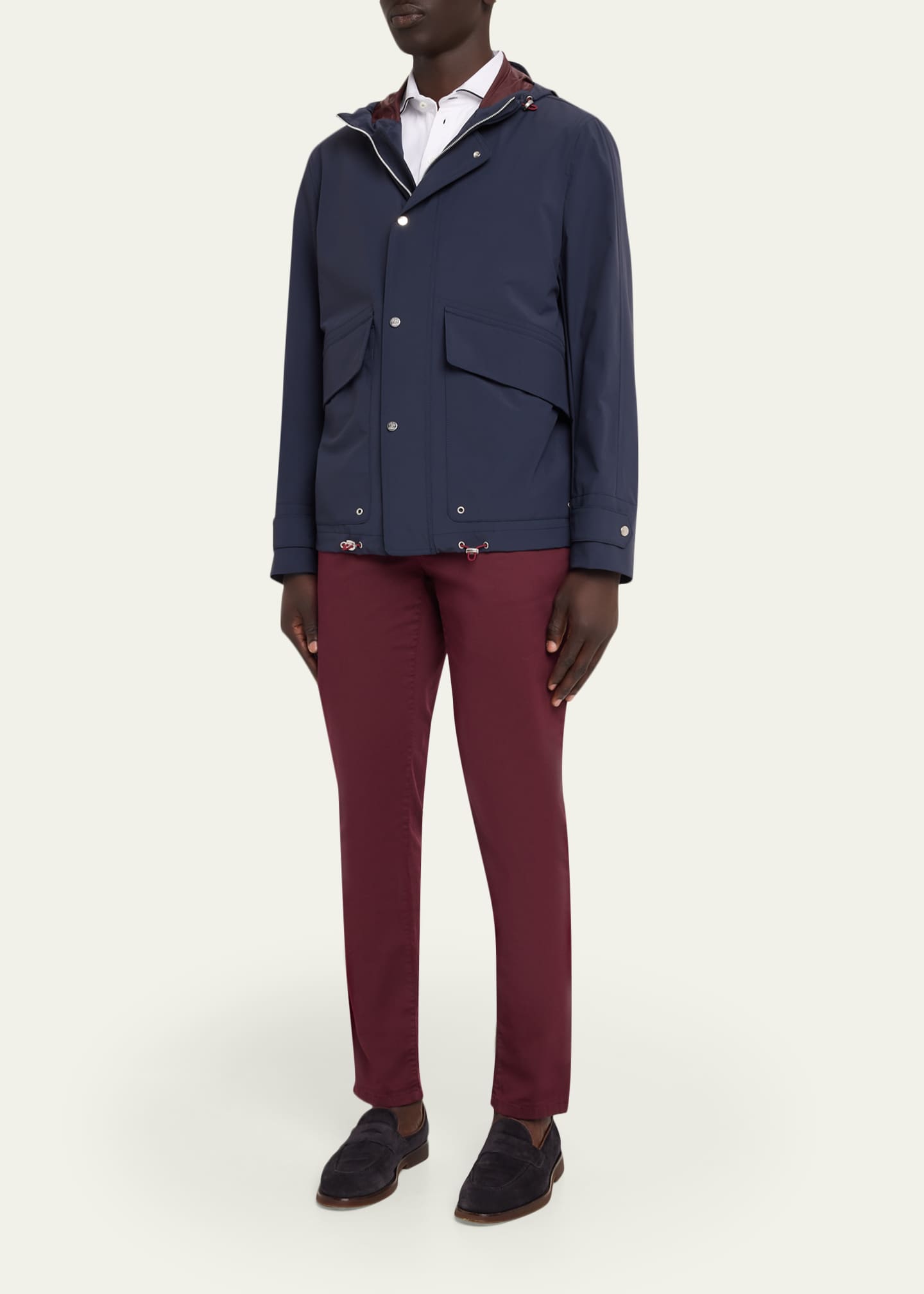 Brunello Cucinelli Men's Hooded Water-Resistant Jacket - Bergdorf